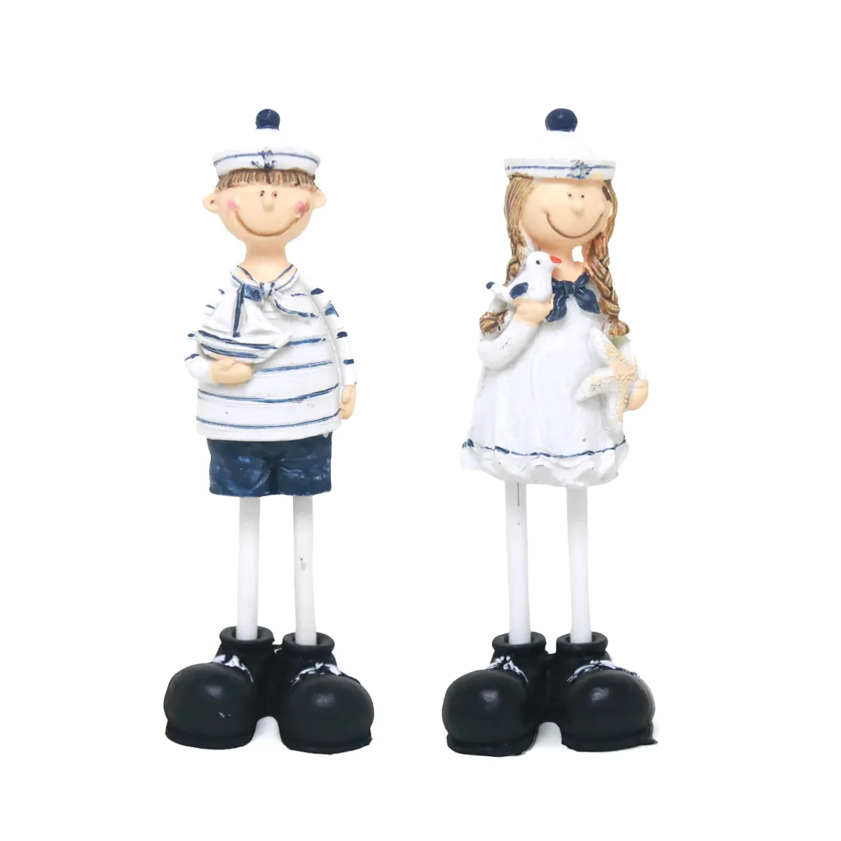 Sailor Figurine Decorative – Nautical Resin Accent