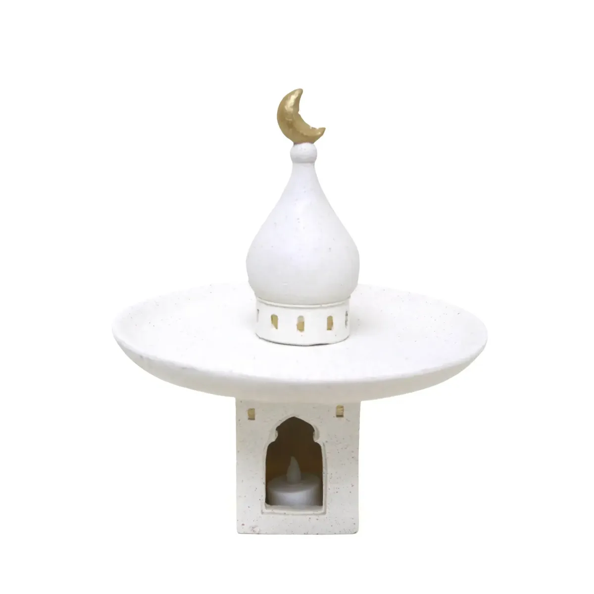 Dome Mosque Resin Tray Stand – Islamic Decor Display