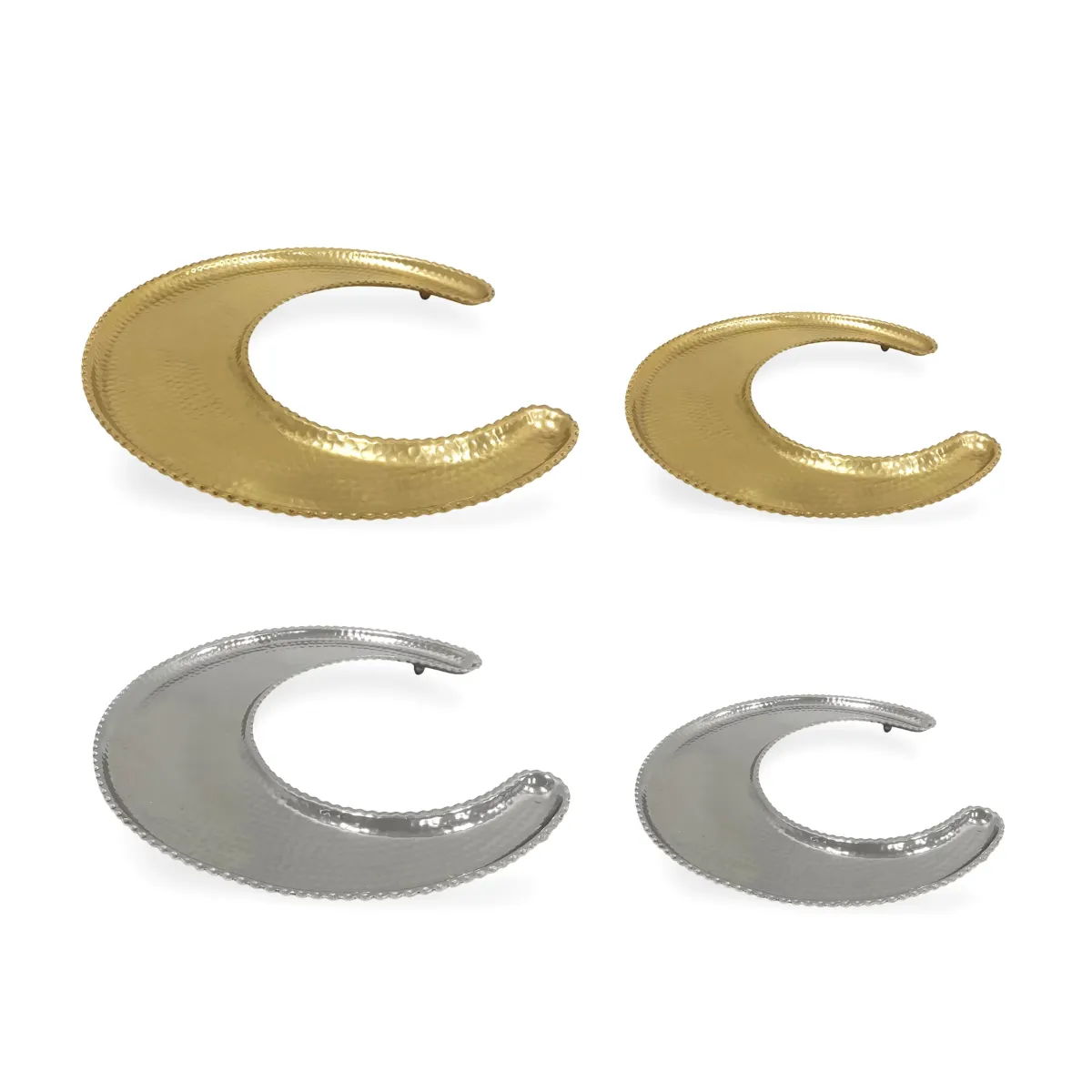 Sparkled Crescent Platter