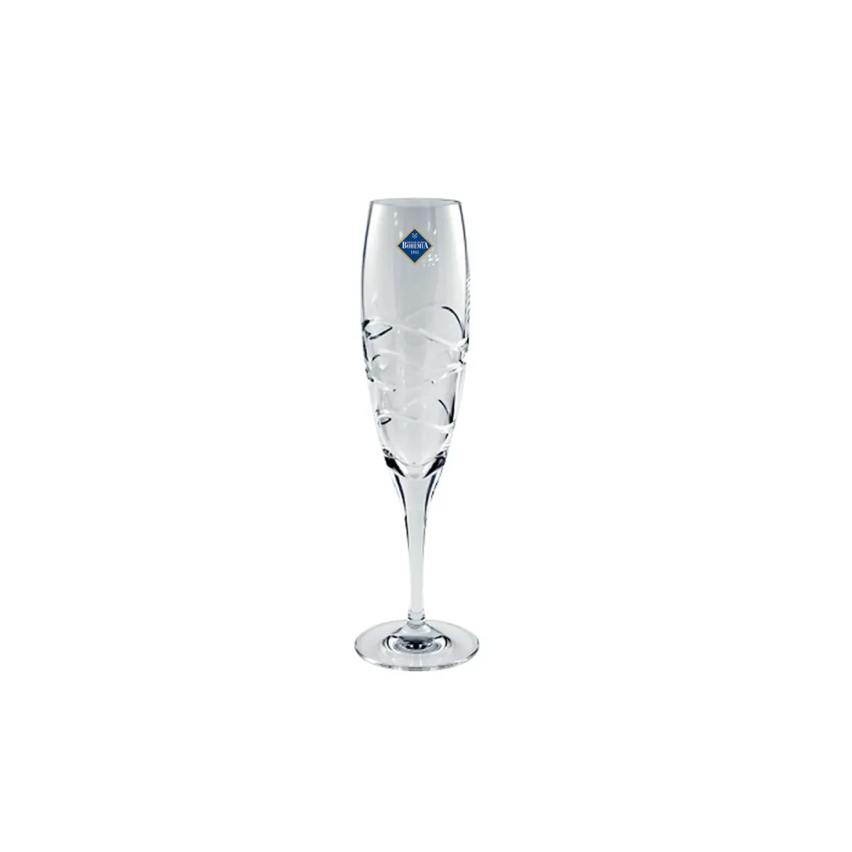 Bohemia Crystal Goblet – Elegant Transparent Glass