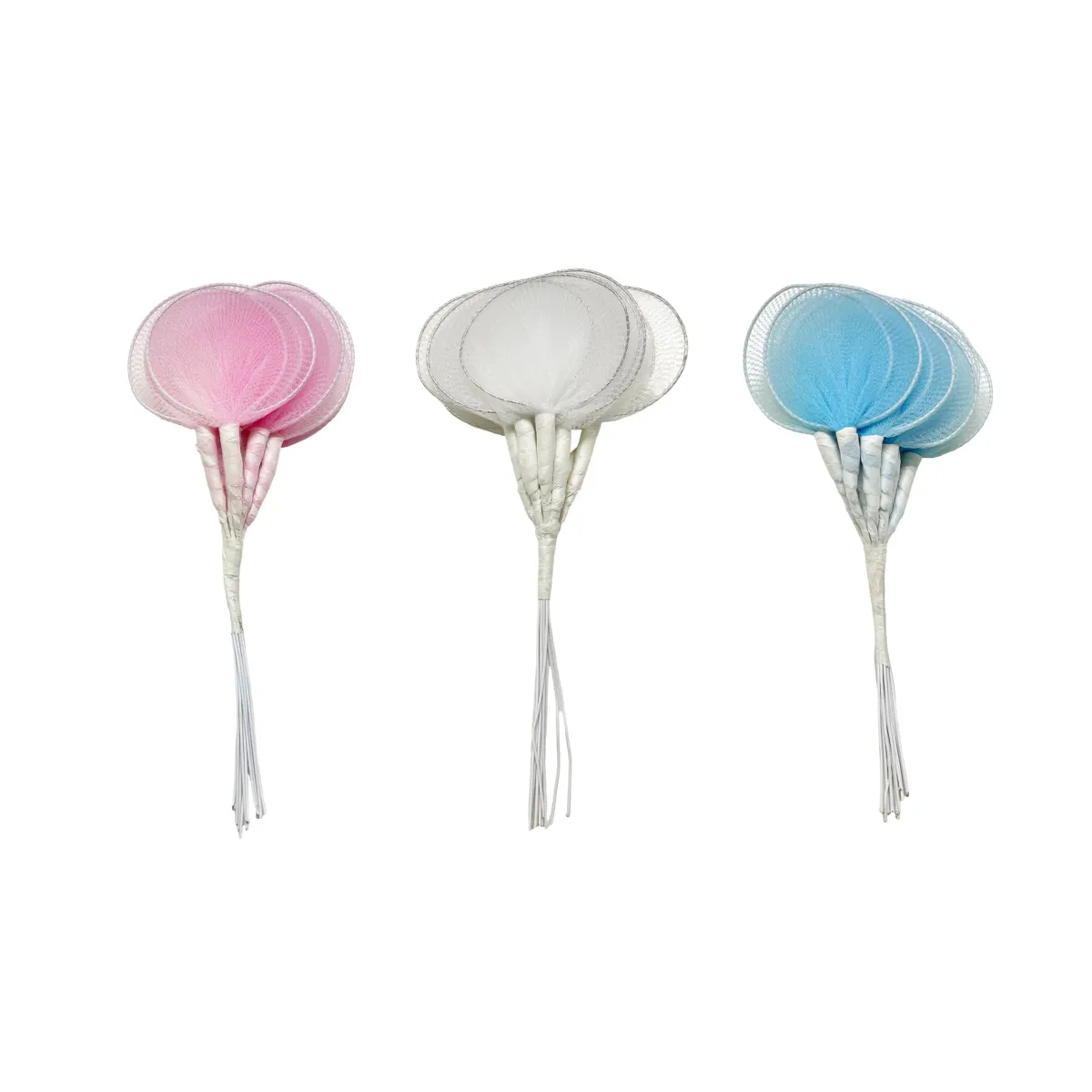 Wire & Organza Leaves Motif