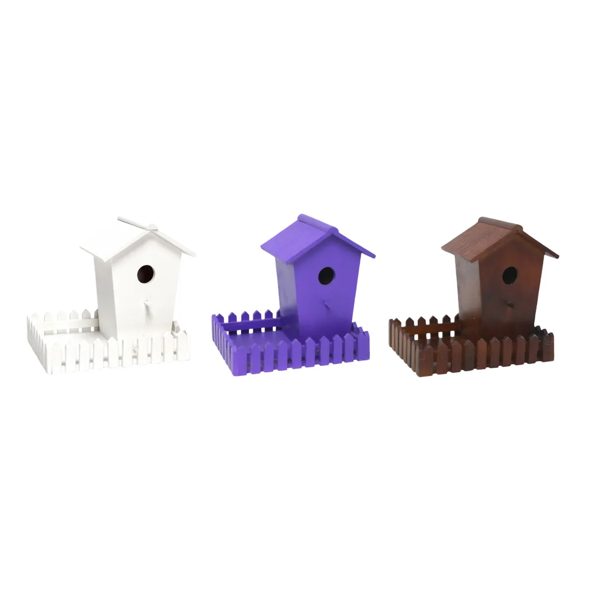 Wooden Bird House & Garden Decoration