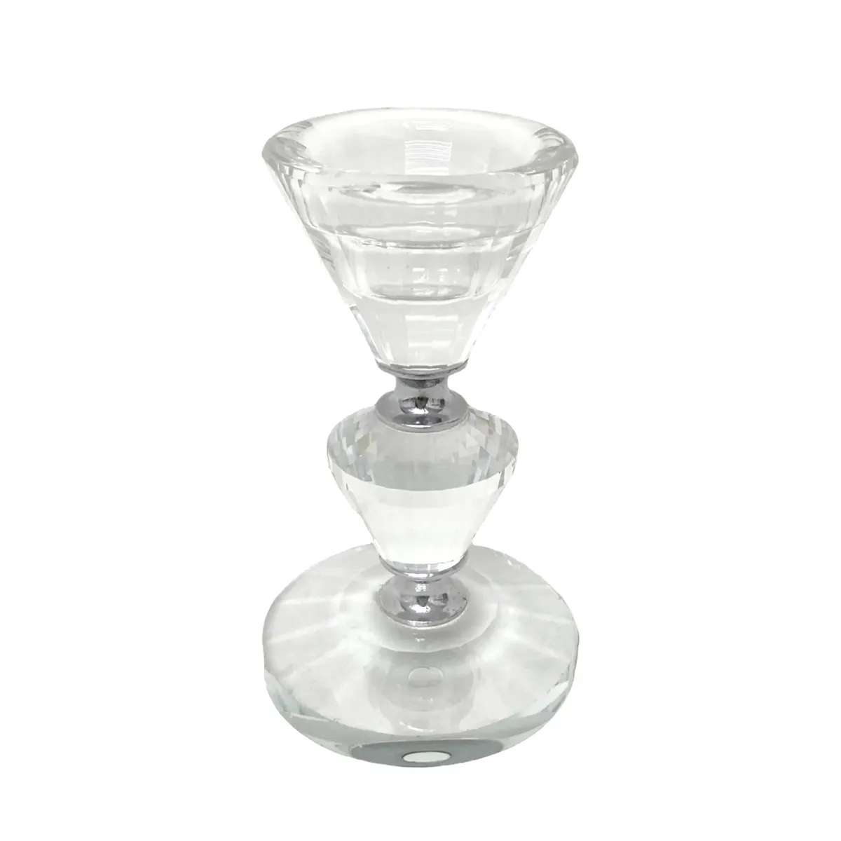 Crystal Mid Metal Candle Holder Souvenir
