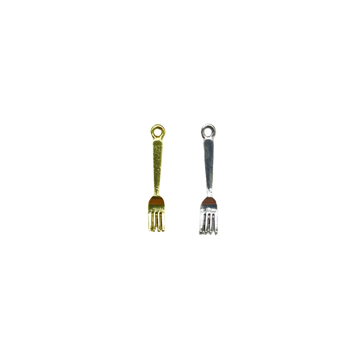Mini Fork Metal Pendant – A Unique Charm for Your Style!