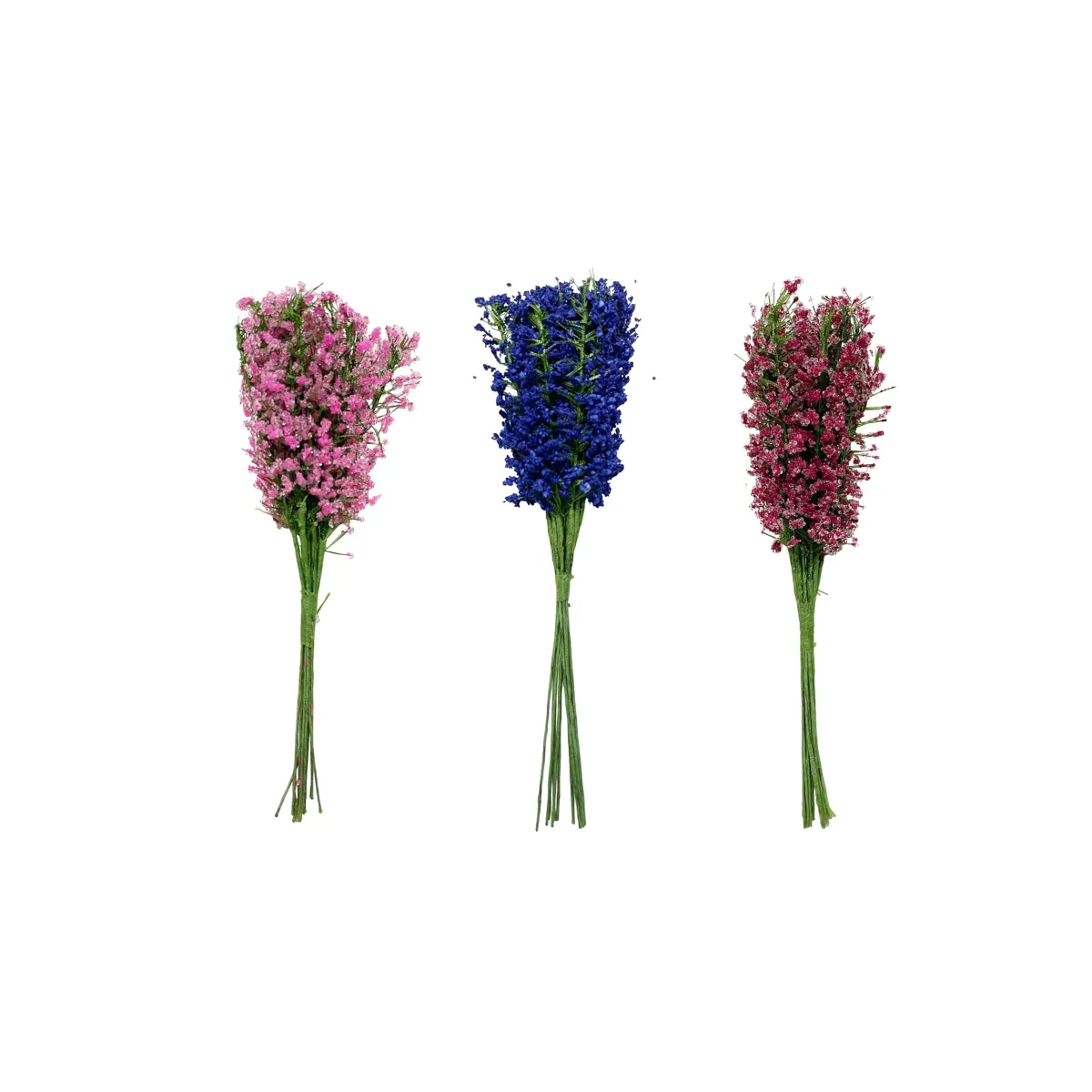 Colorful Dried Floral Motif Decorative Flower Bundle