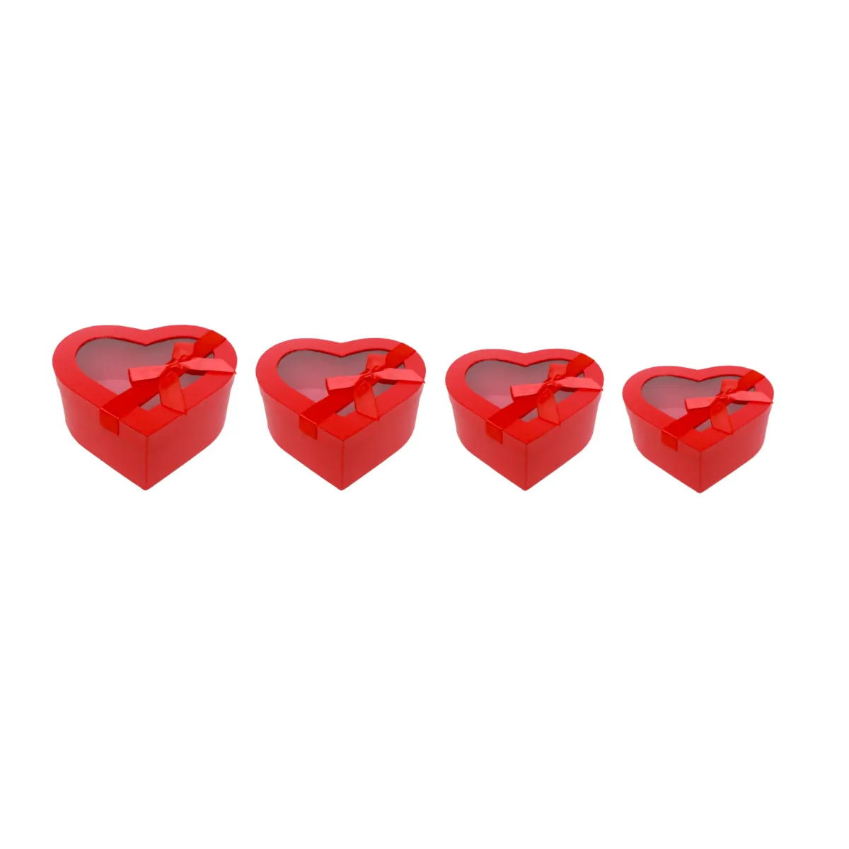 Heart Carton Gift Box WithSatin Node