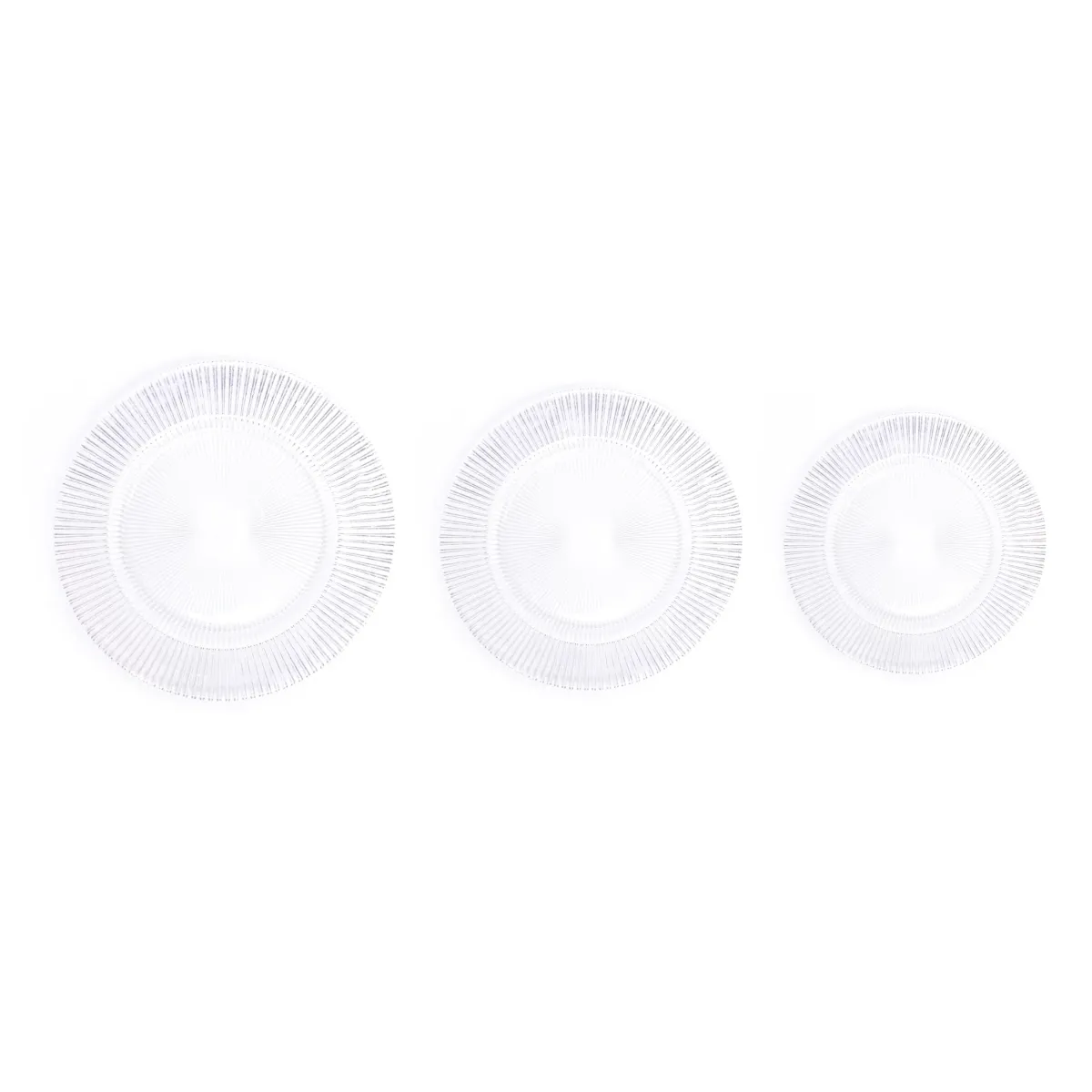 Round Luce Charger Glass Plate