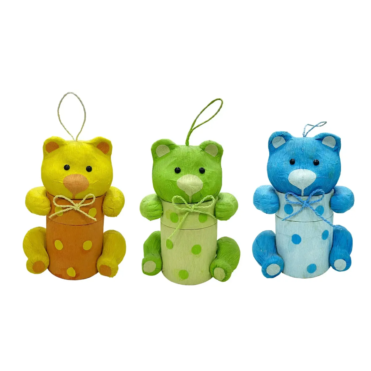 Craft Cylinder Bear Shape Box