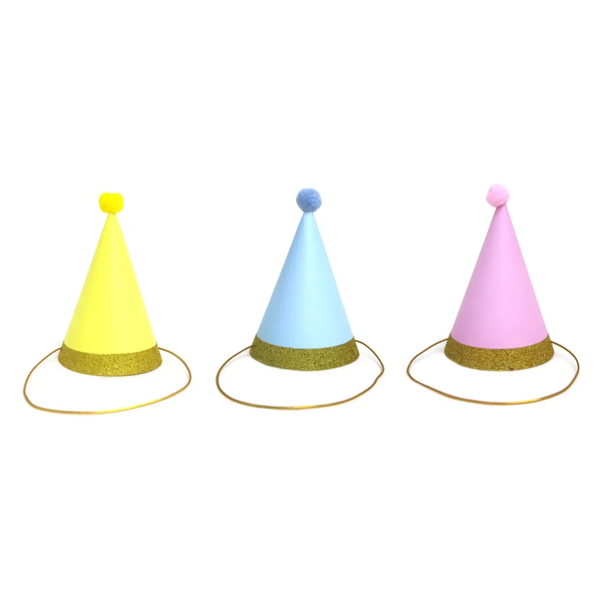 Gold Rim Carton Hat – Stylish & Festive Party Hat