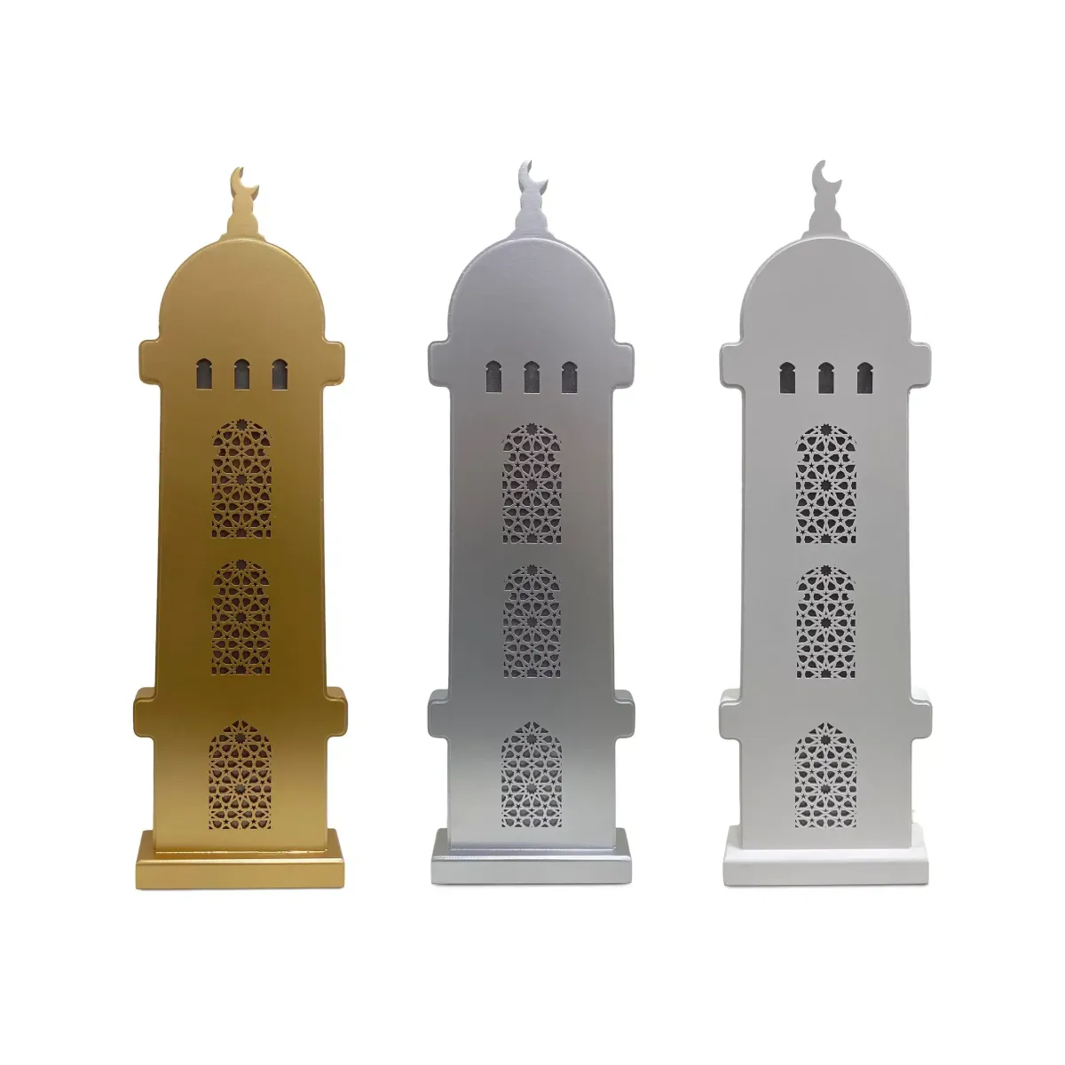 Mosque Minaret Tower Wood Decoration – Iconic Ramadan Decoratives