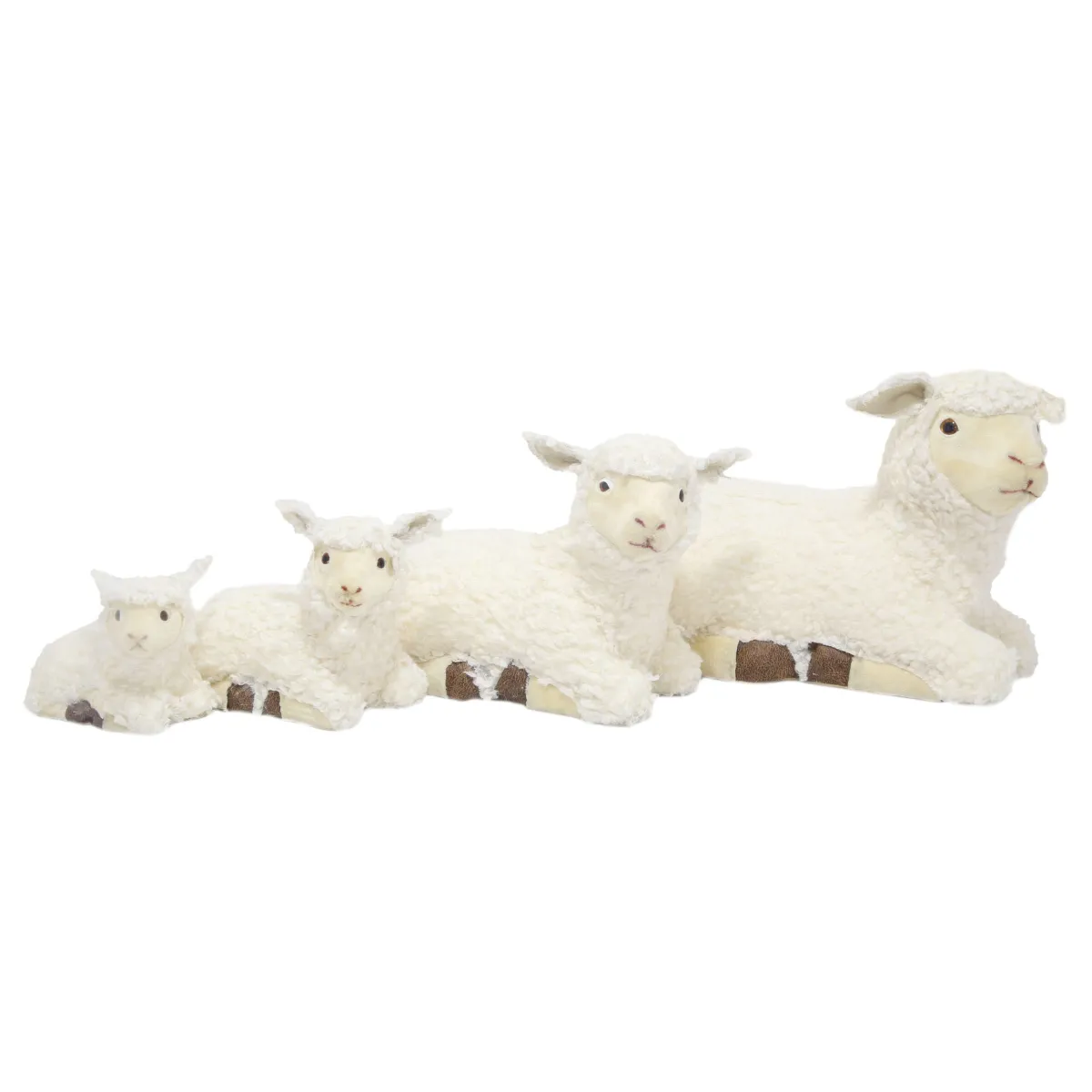 Sitting Sheep Decoration – Adorable Farmhouse Figurine for Home, Nursery, and Shelf Decor