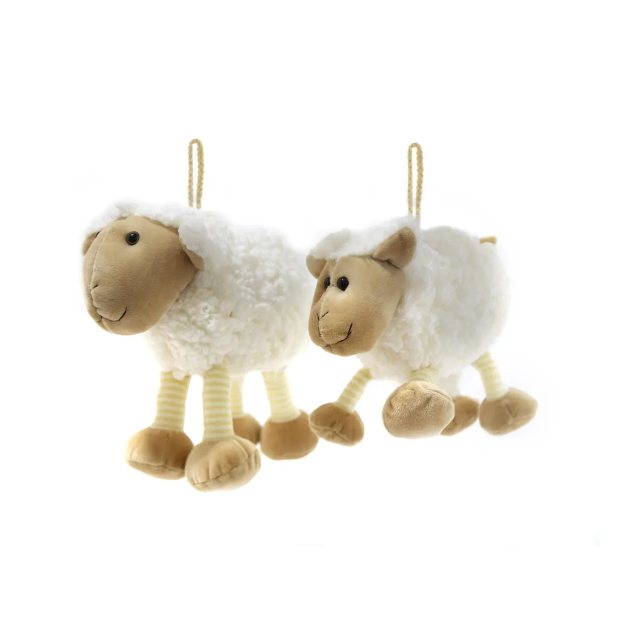 Hanging Plush Sheep with Dangling Legs – Adorable Nursery Decor and Cuddly Plush Toy for Kids