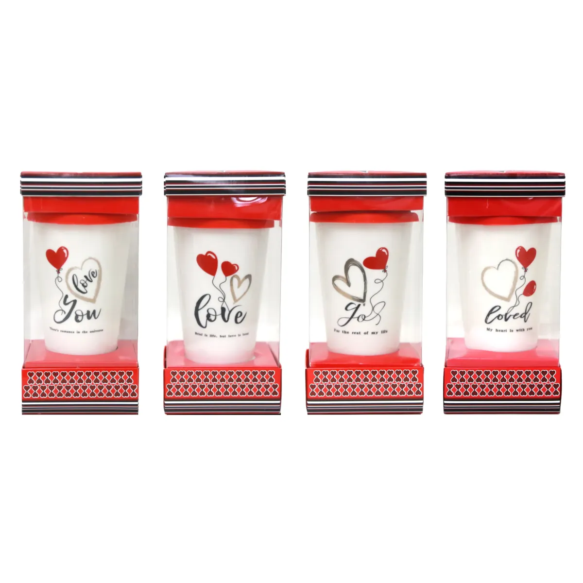 “Love You” Silicon Lid Mug