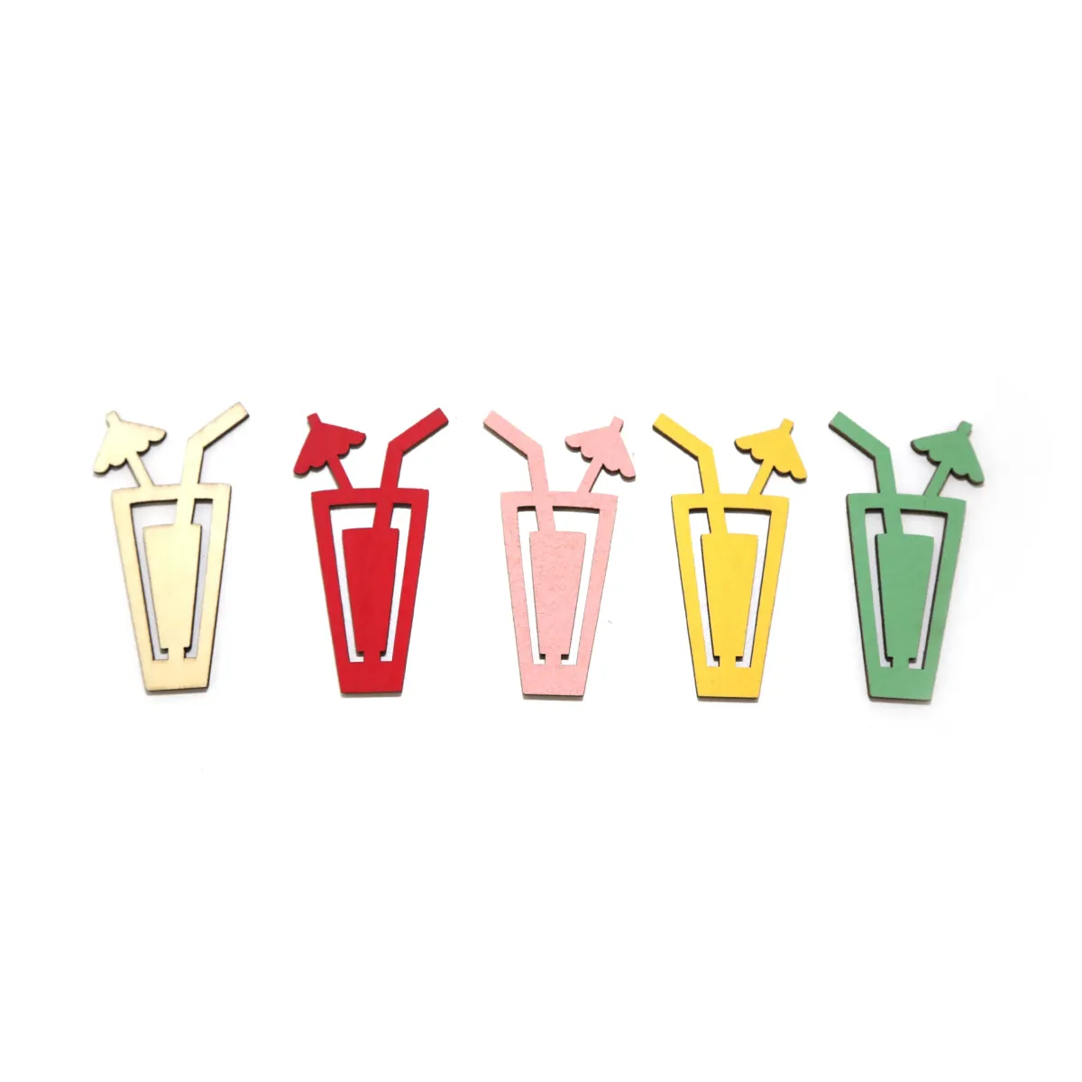 Juice Cup Wooden Motif