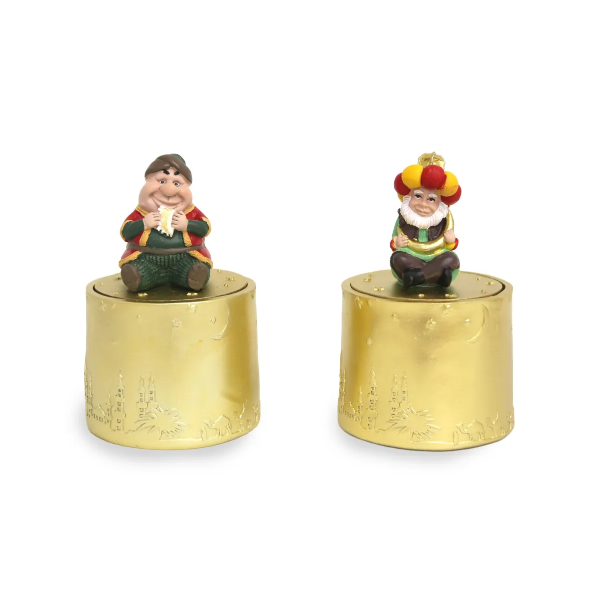 Fananees Sitting on a Cylinder Shape Jar for Ramadan and Festive Decoratives