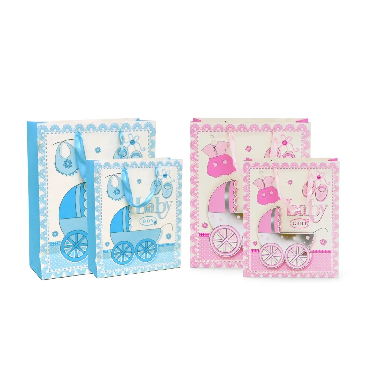 Embossed Baby Cart Shoes Carton Bags