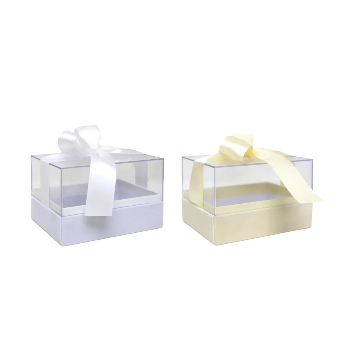 Acrylic Cover Velvet Base & Ribbon Box