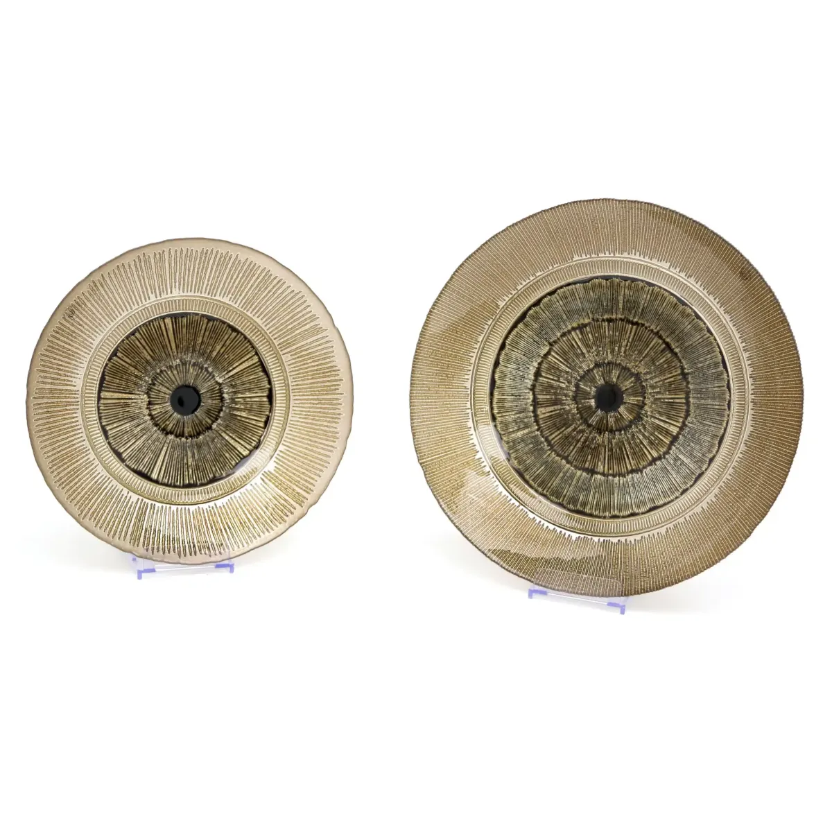 Gold/Black Soleil Centerpiece Bowl