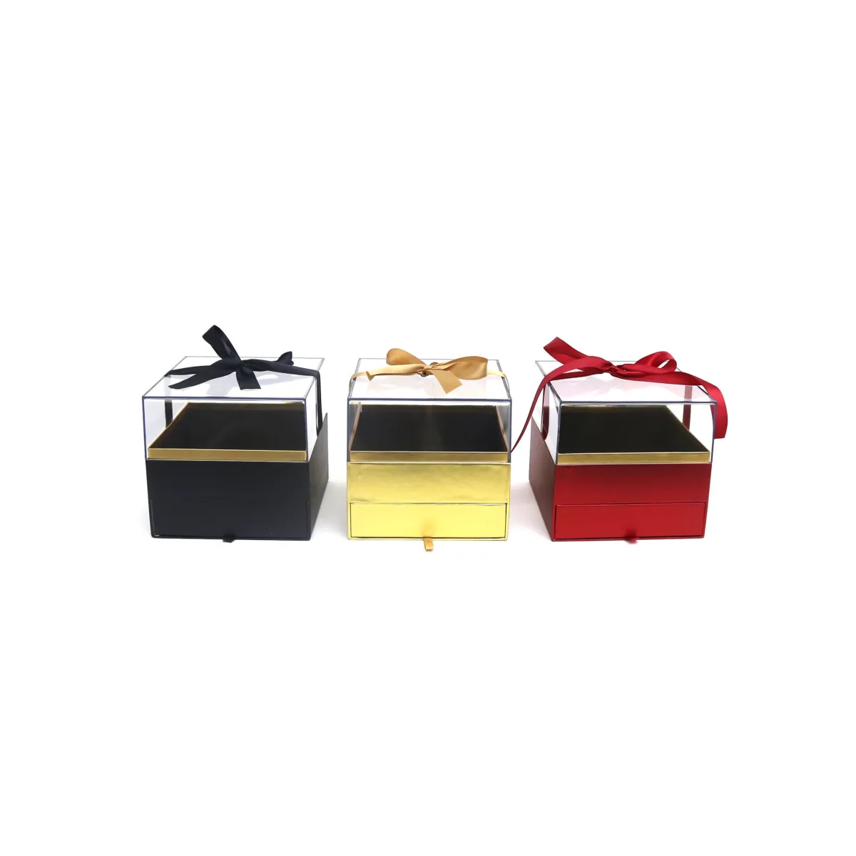 PVC Cover & Drawer Cube Gift Box