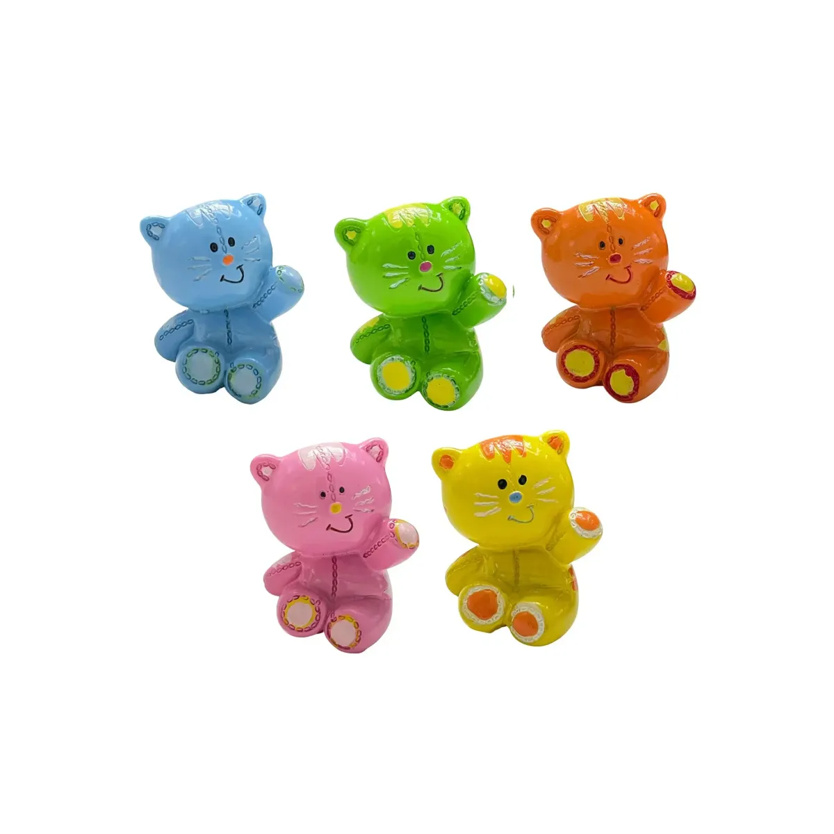 Mini Colored Cat Motif – Cute Cat Craft Pack