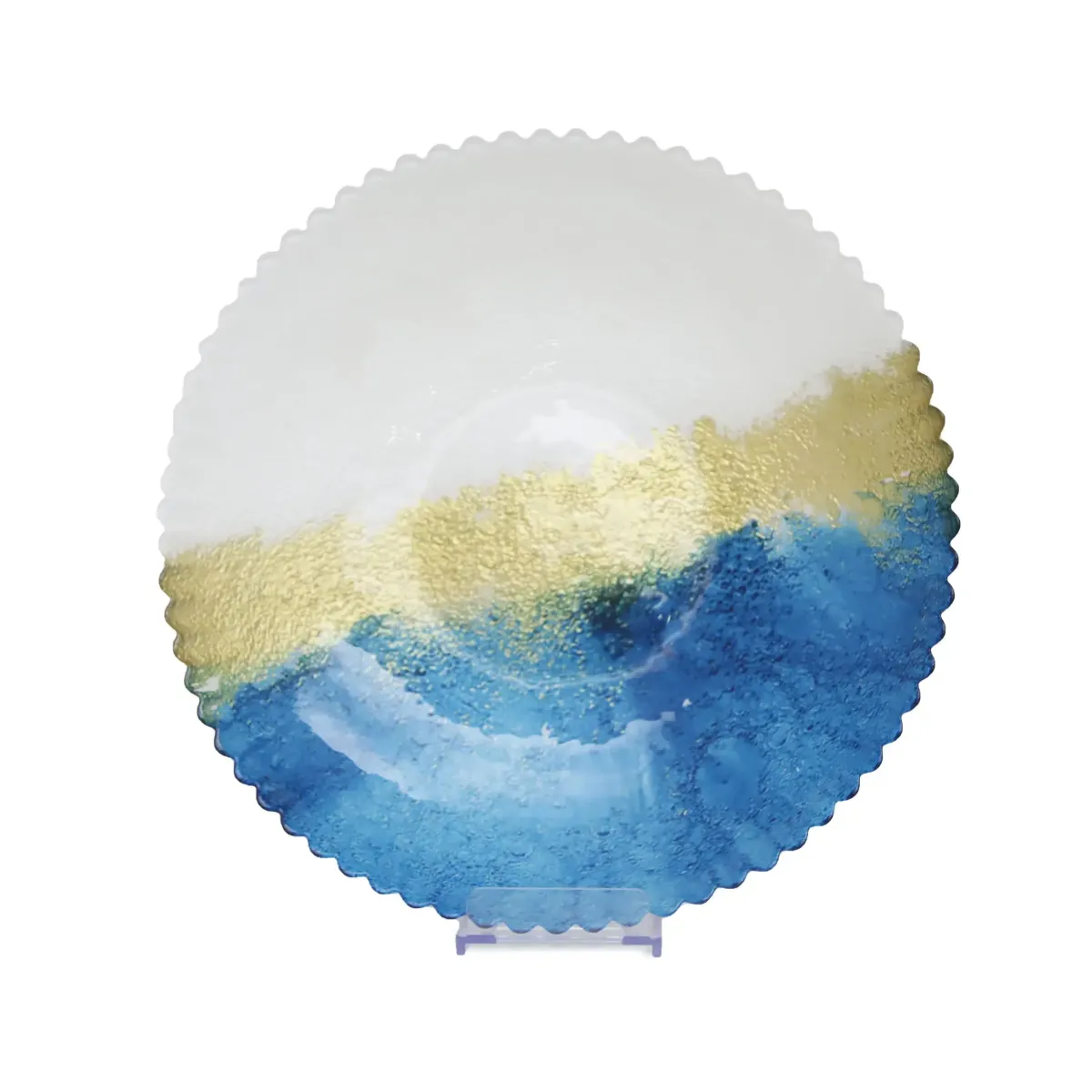 Colored Decorative Glass Bowl