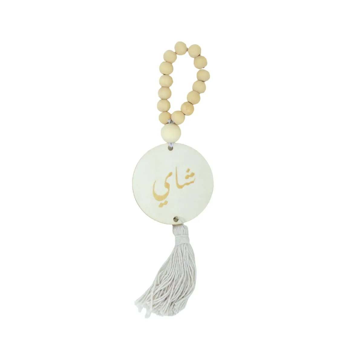 “Shay” Wooden Natural Decorative – 7×24 cm Ramadan Accent
