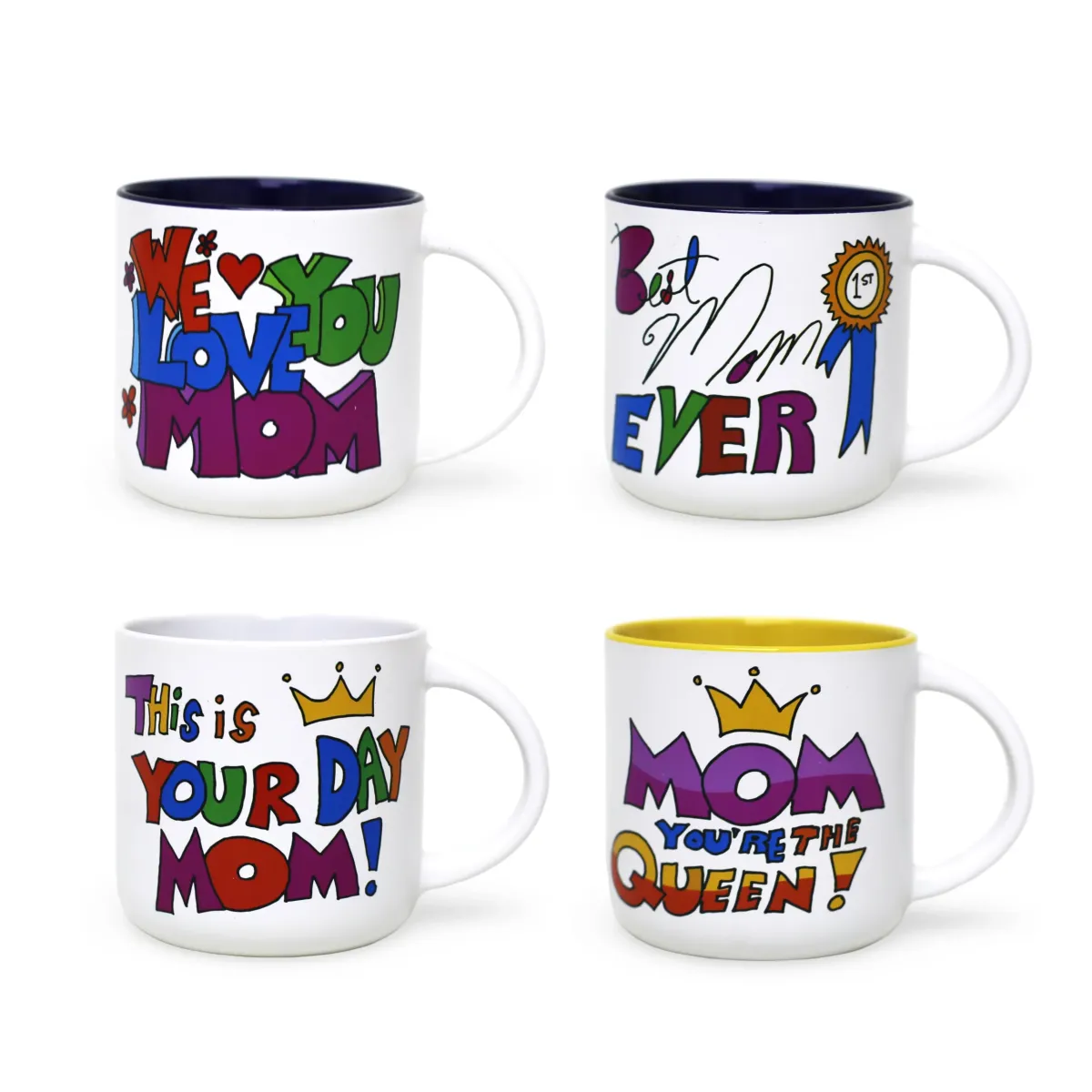 Mother’s Day Collection Oval Ceramic Mug – Seasonal Souvenir & Tea & Coffee Set