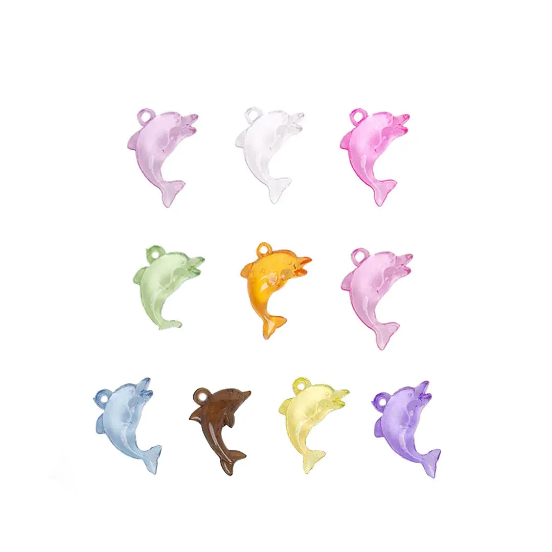 Dolphin Shape Beads for Creative Decor & Crafts