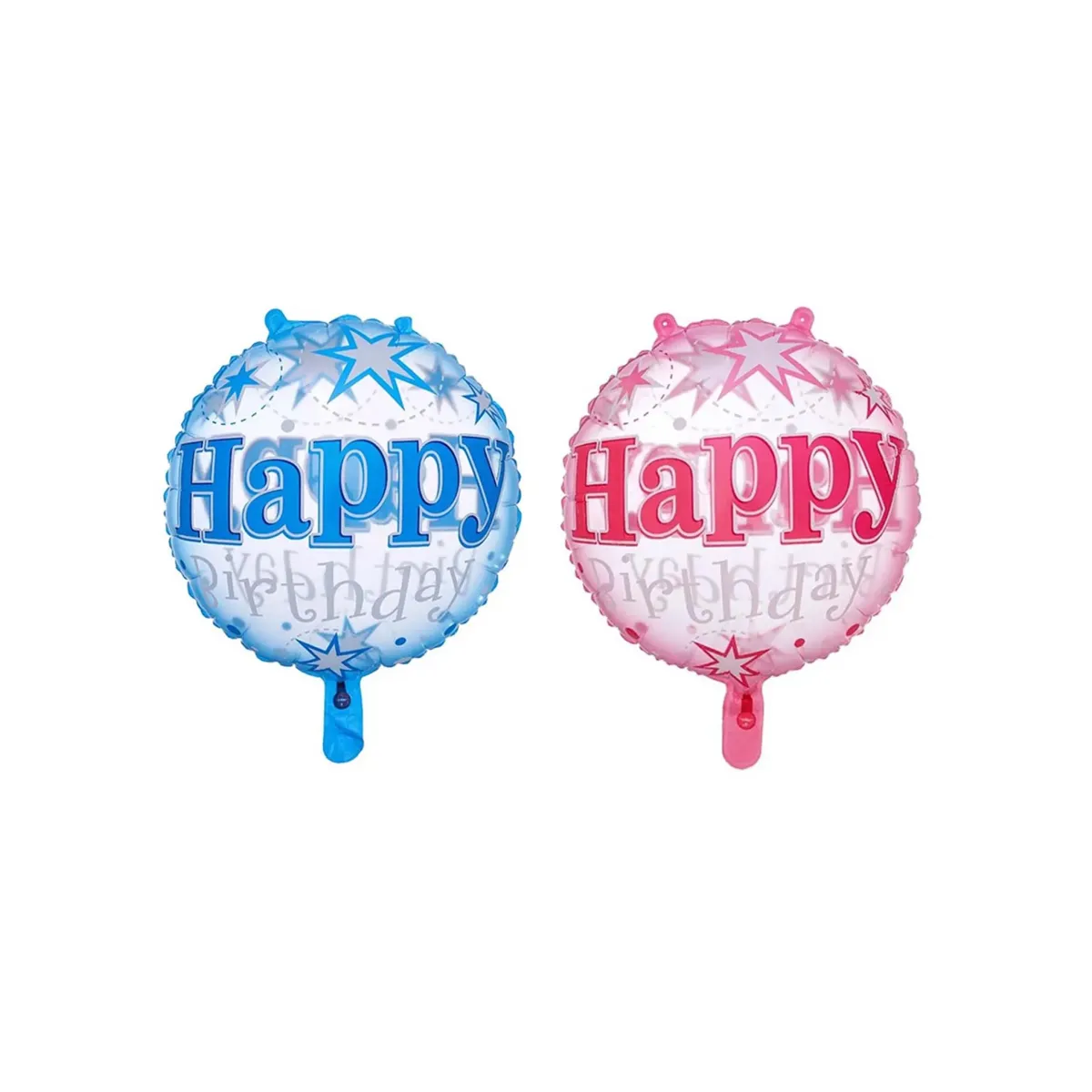 Transparent Round “Happy Birthday” Balloon – Celebrate with Modern Elegance!