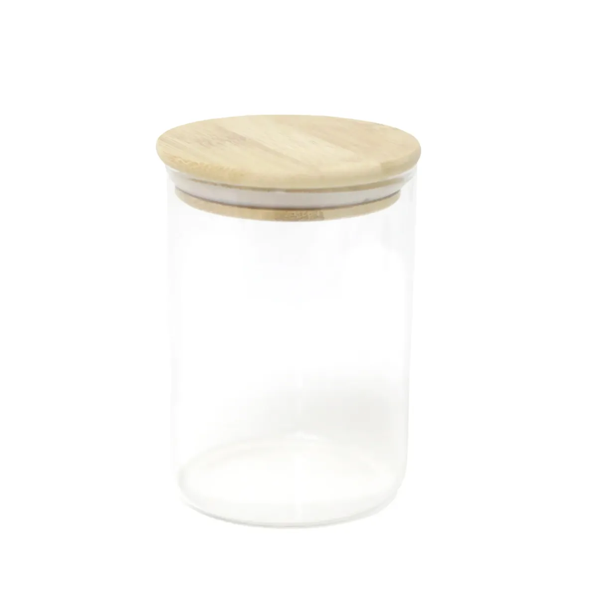 Round Glass Storage Canister