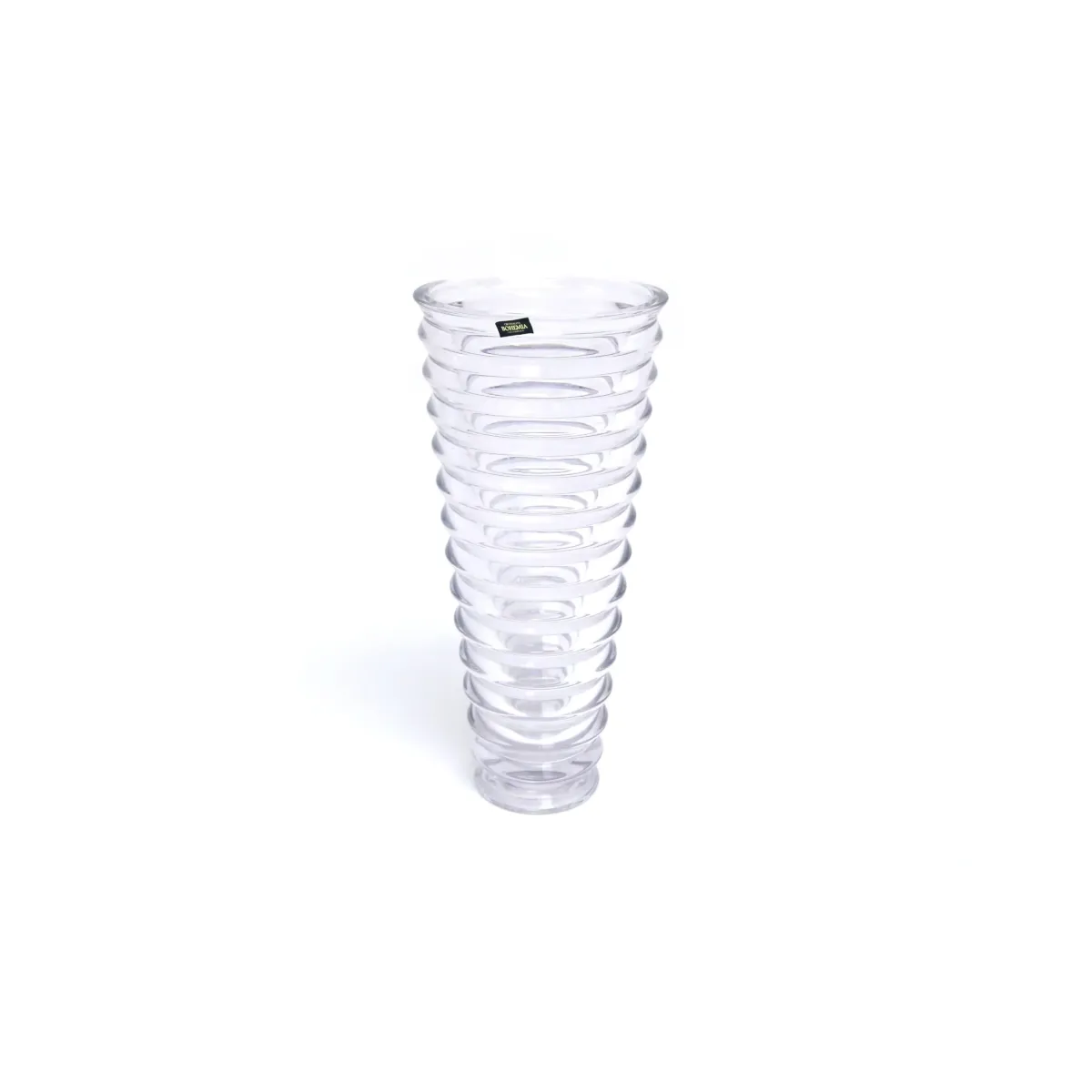 Bohemia Falco Crystal Vase – Transparent Decorative Vase