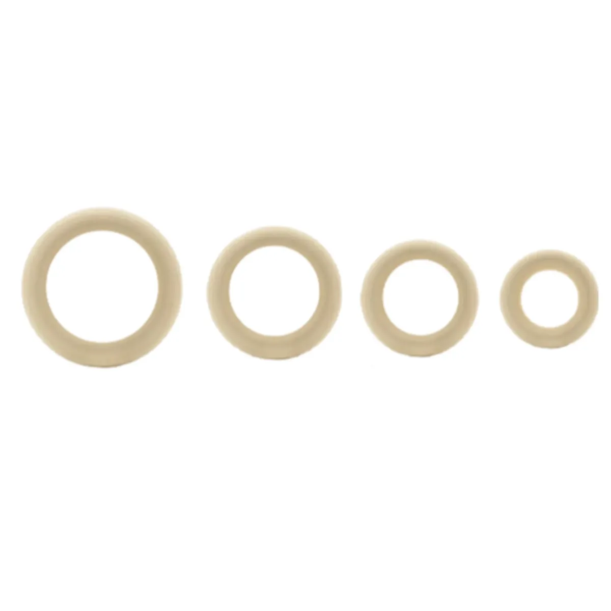 Wooden Puffed Ring Motif