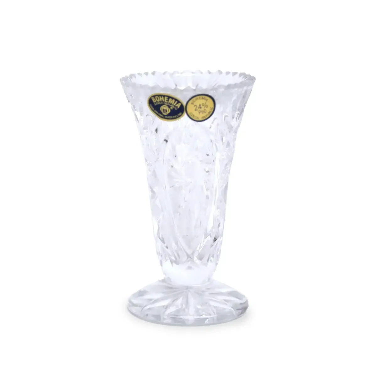 Bohemia Crystal Decorative Vase Transparent