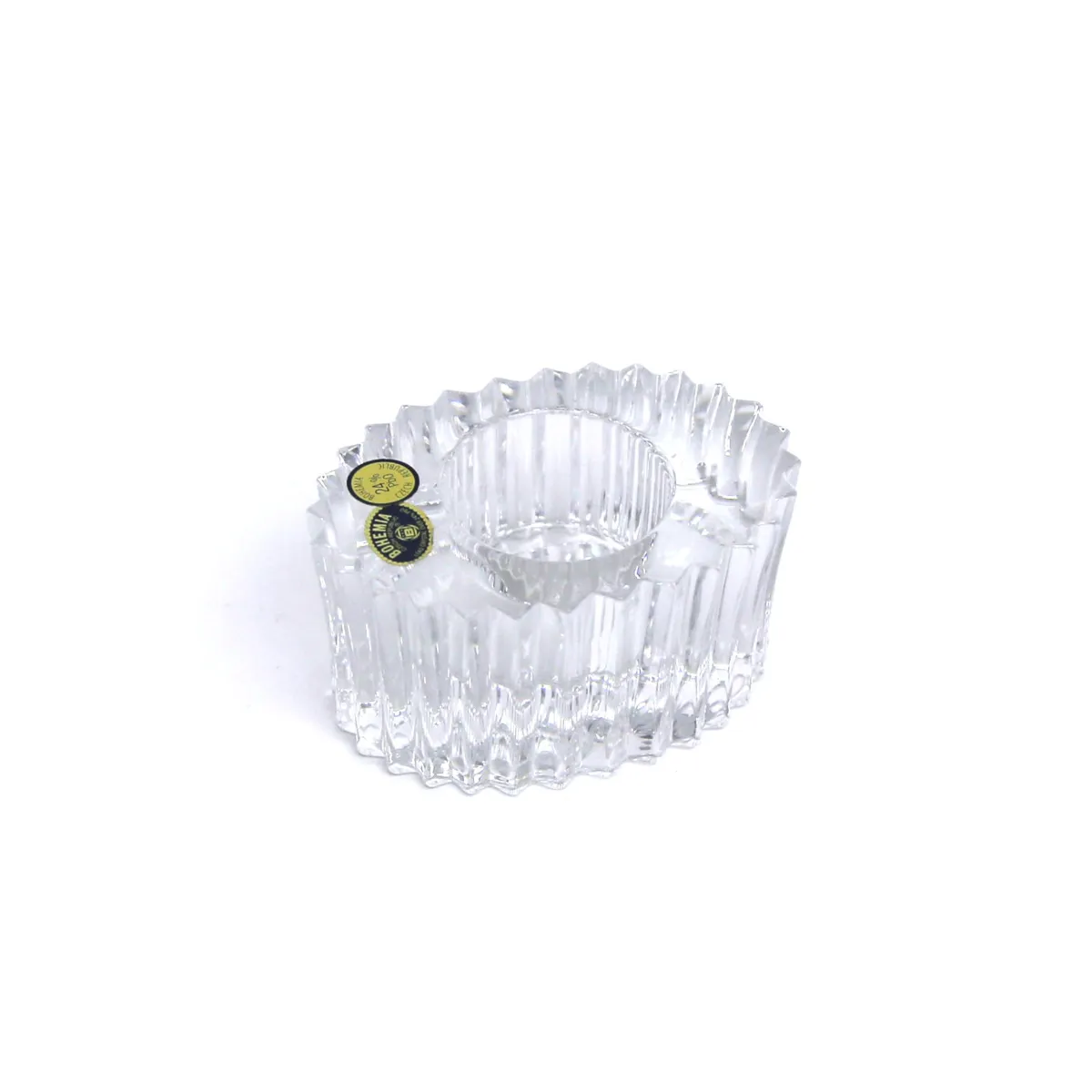 Transparent Bohemia Candlestick Base – Elevate Your Ambiance with Crystal Glow!