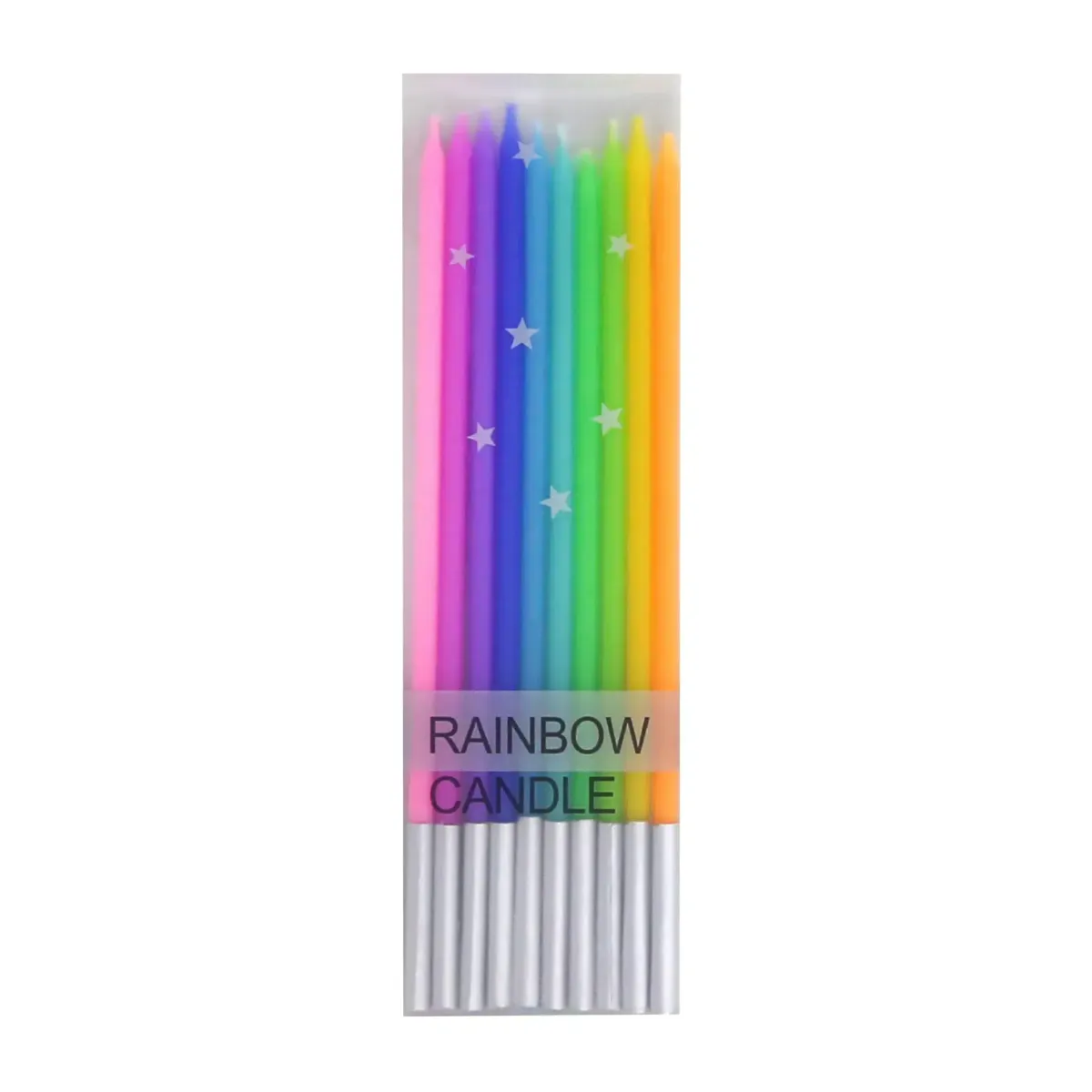 Rainbow Candles – Colorful Birthday Fun