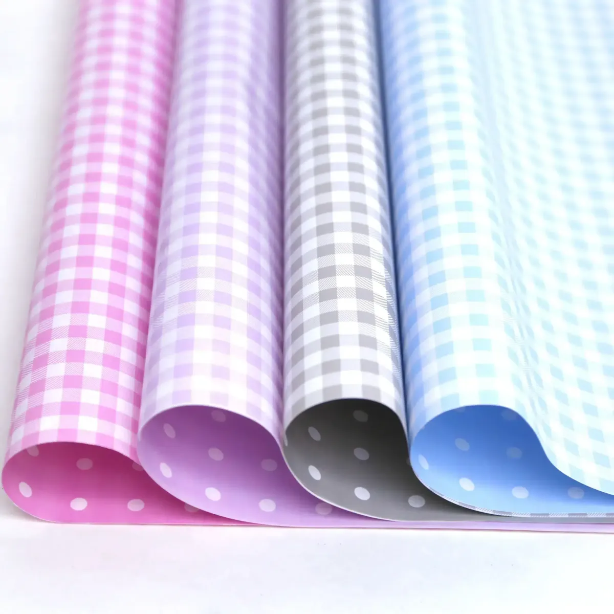 Squares & Dots Double Face Wrapping Paper
