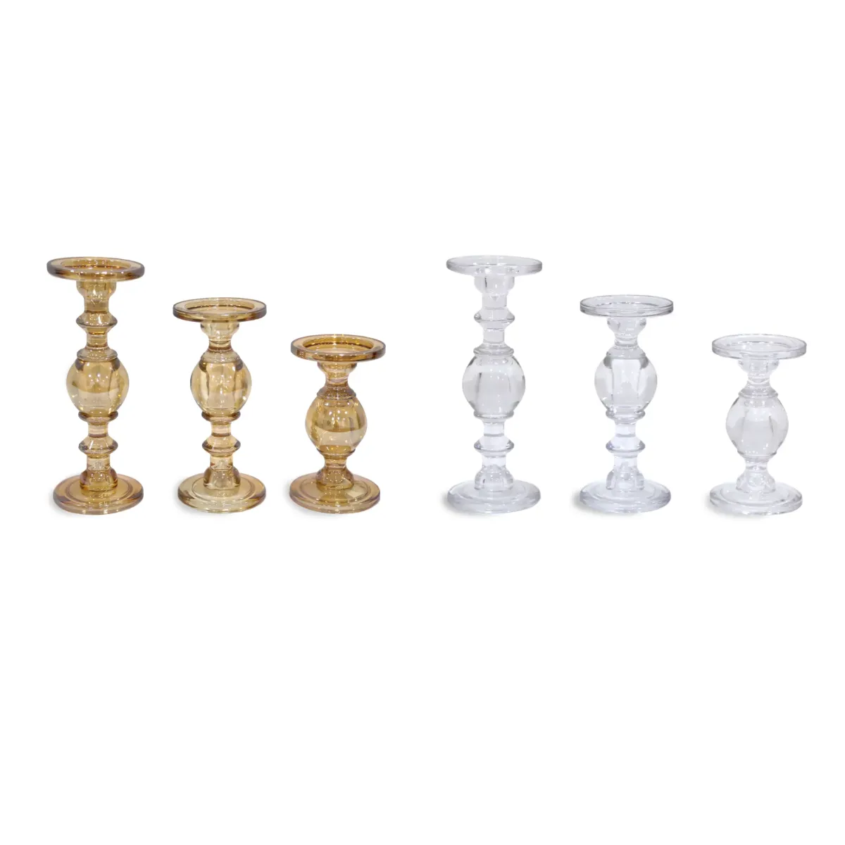 Glass Candle Holder