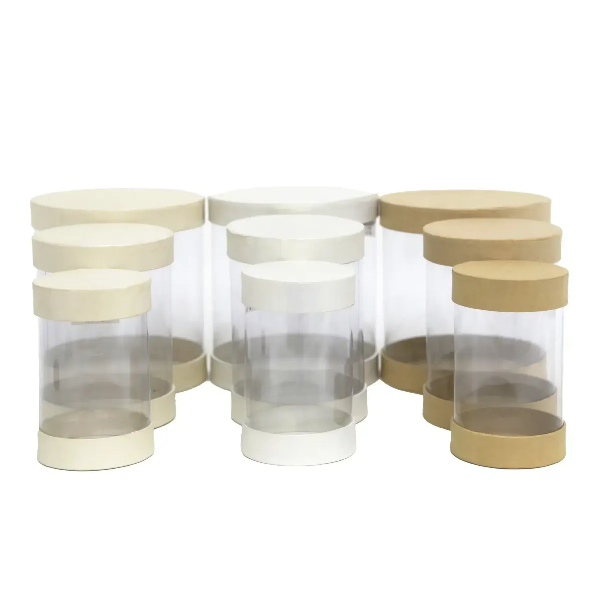 Paper Top & Bottom Cylinder Box
