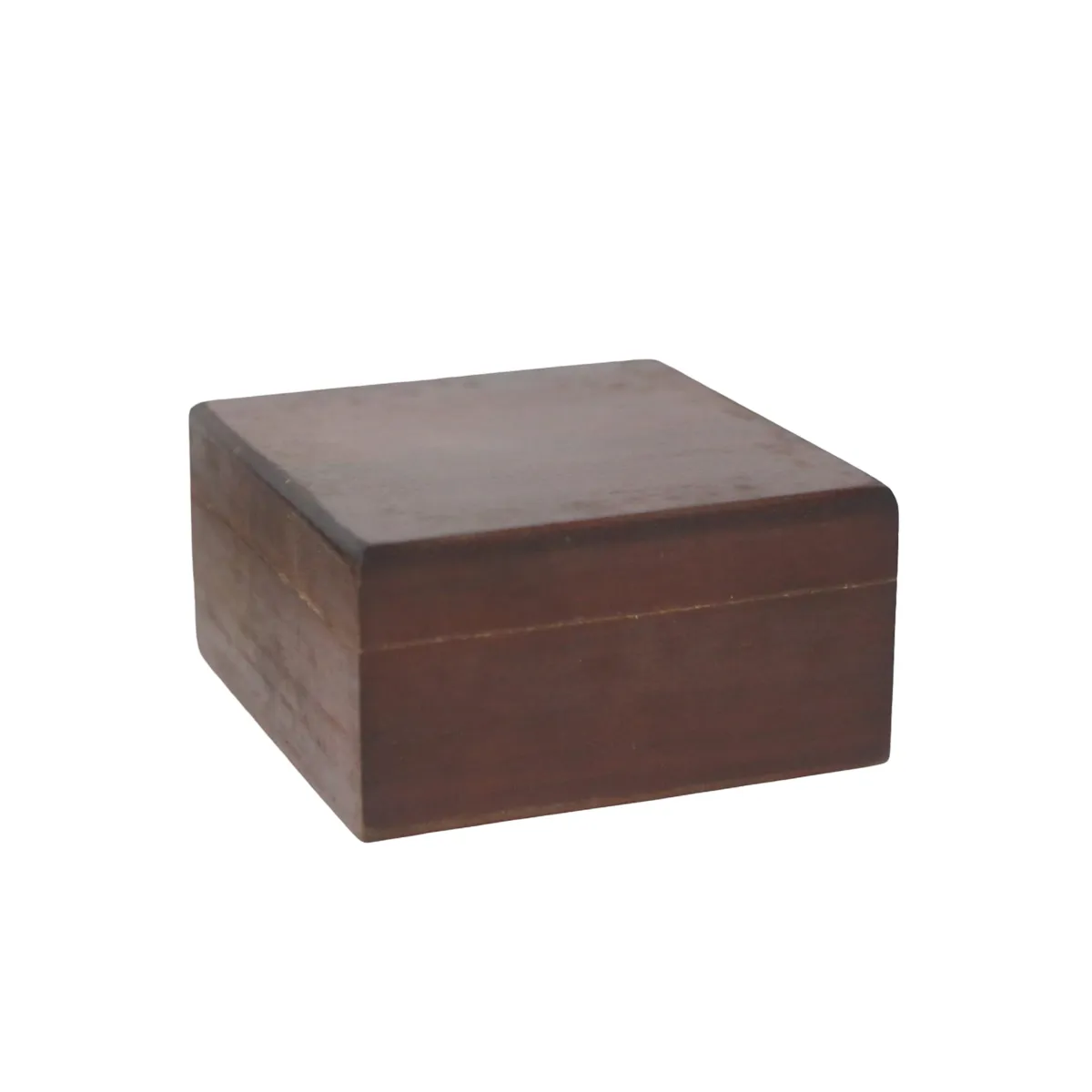 Brown Wooden Storage Box