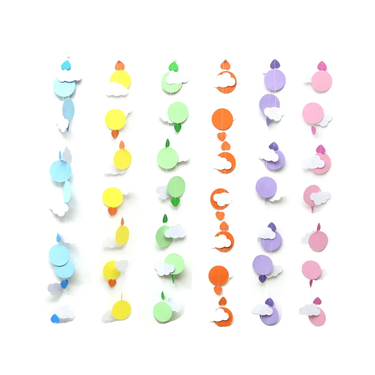 Garland of Paper Cloud 4D Ball – Bring Dreamy Whimsy to Your Space!
