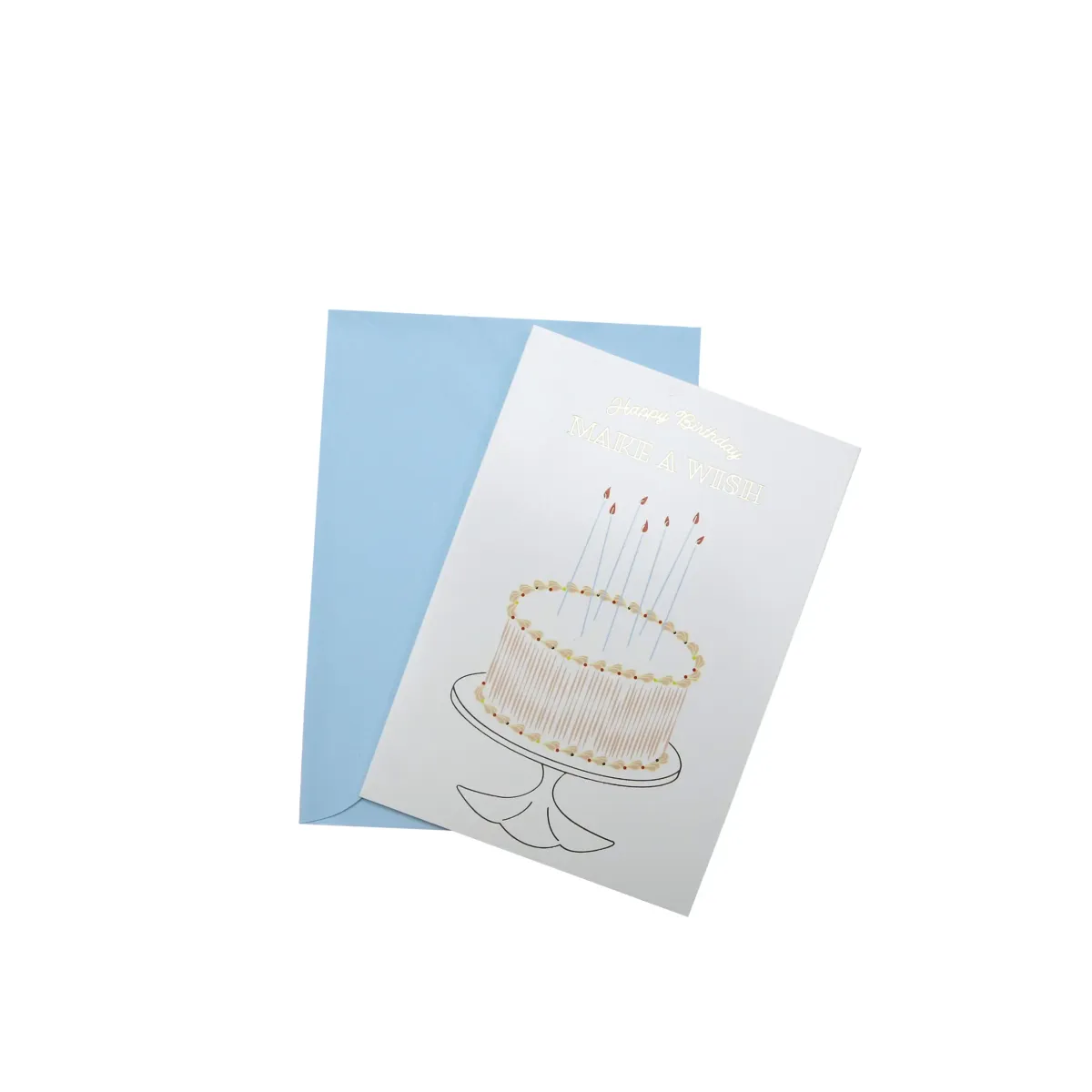 White “Happy Birthday” Gift Card – Classic & Elegant Gift Tag