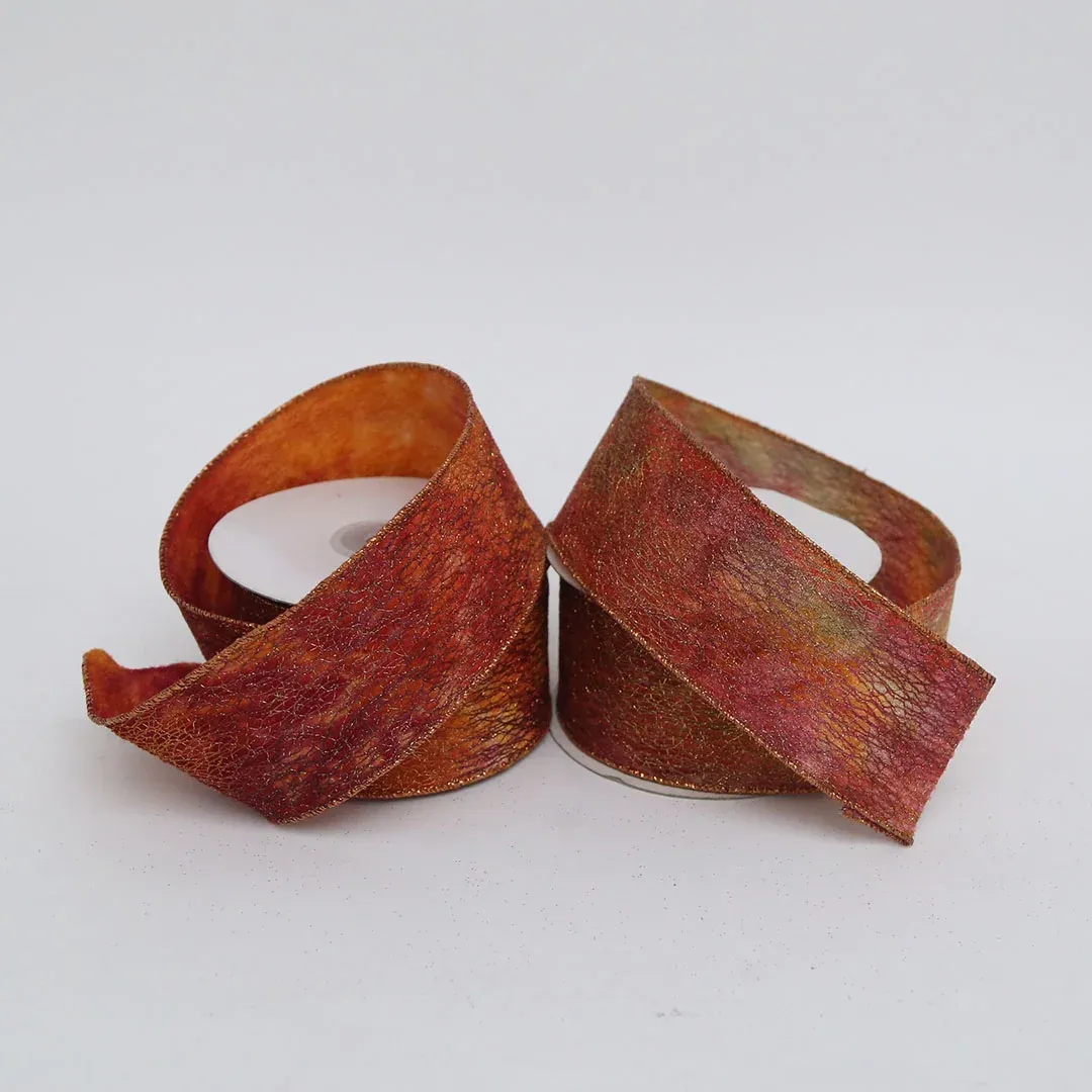 Fibers Pattern Velvet Ribbon