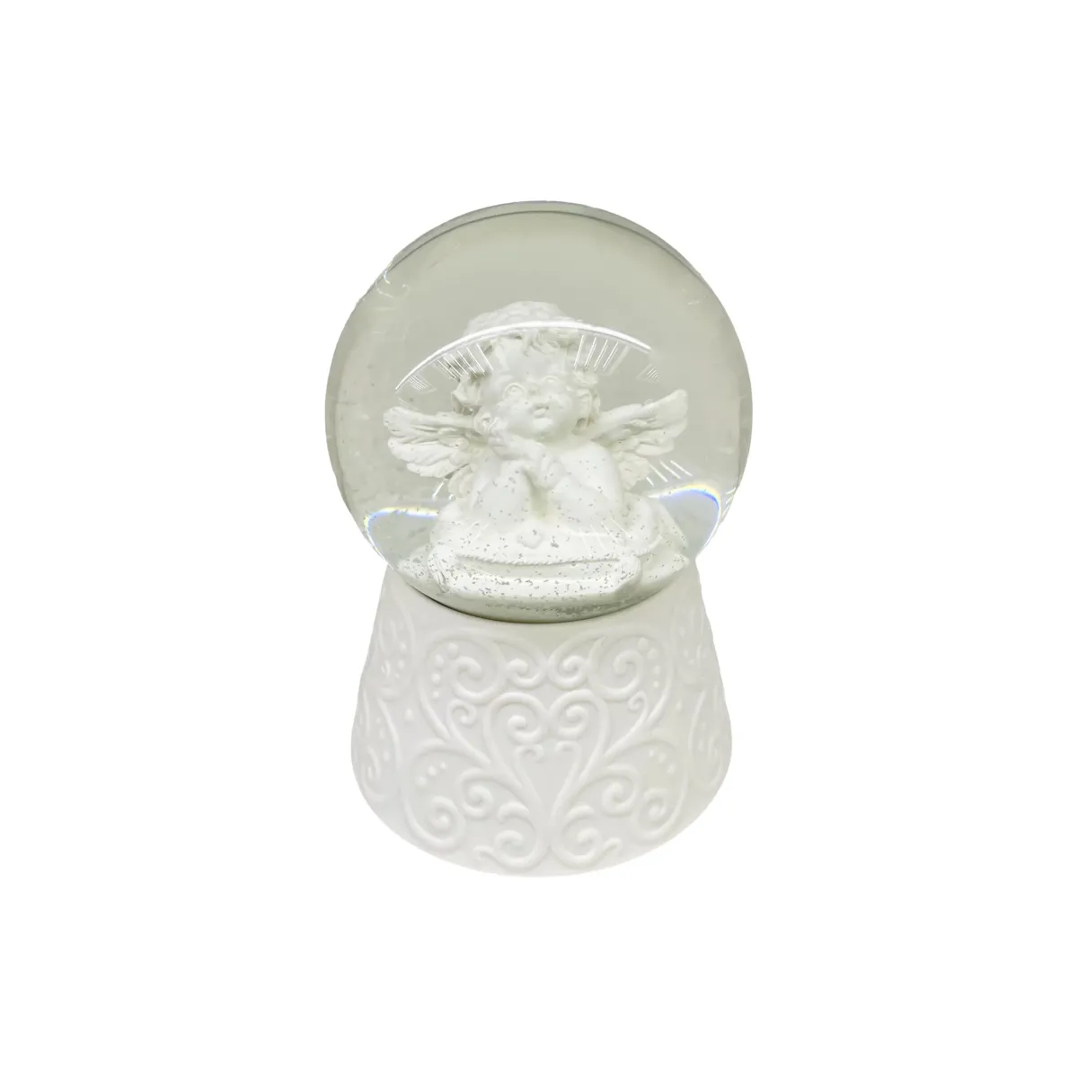 Angel Snow Globe Music Box | Water Ball 11 × 16 cm – Articles World