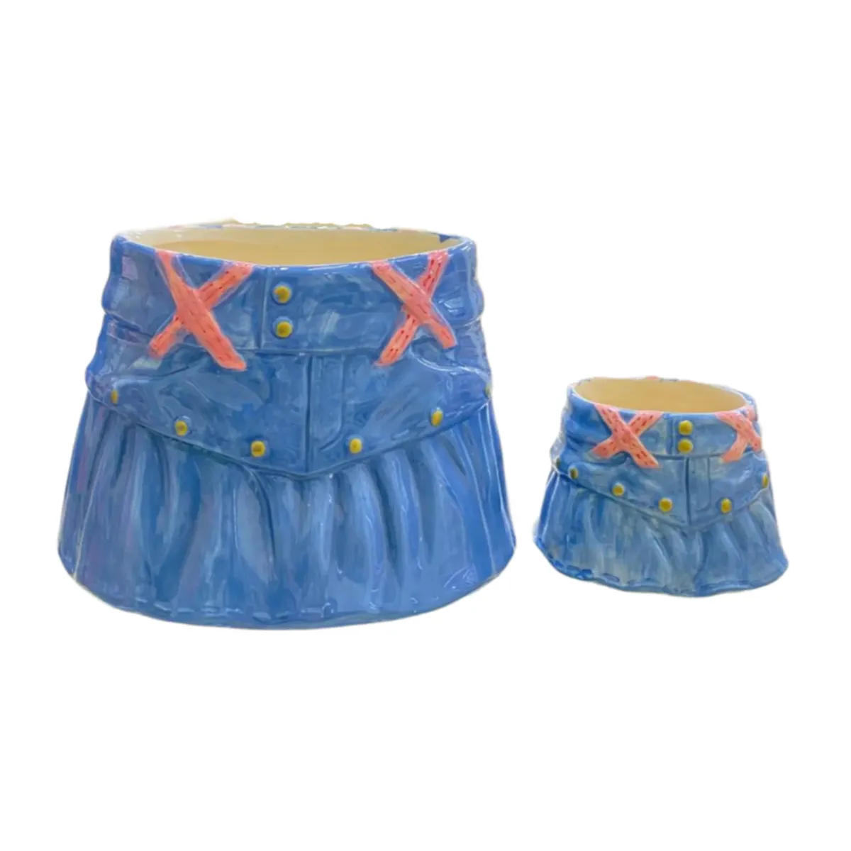 Jeans Skirt Pot