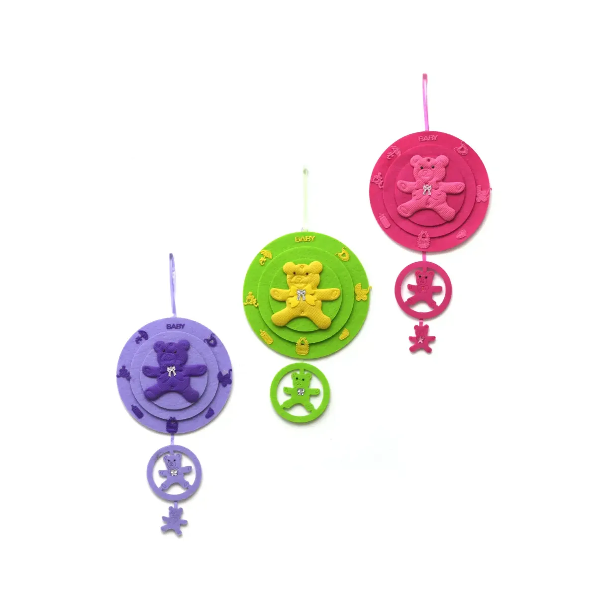 Round Baby Bear Hanging Decoration