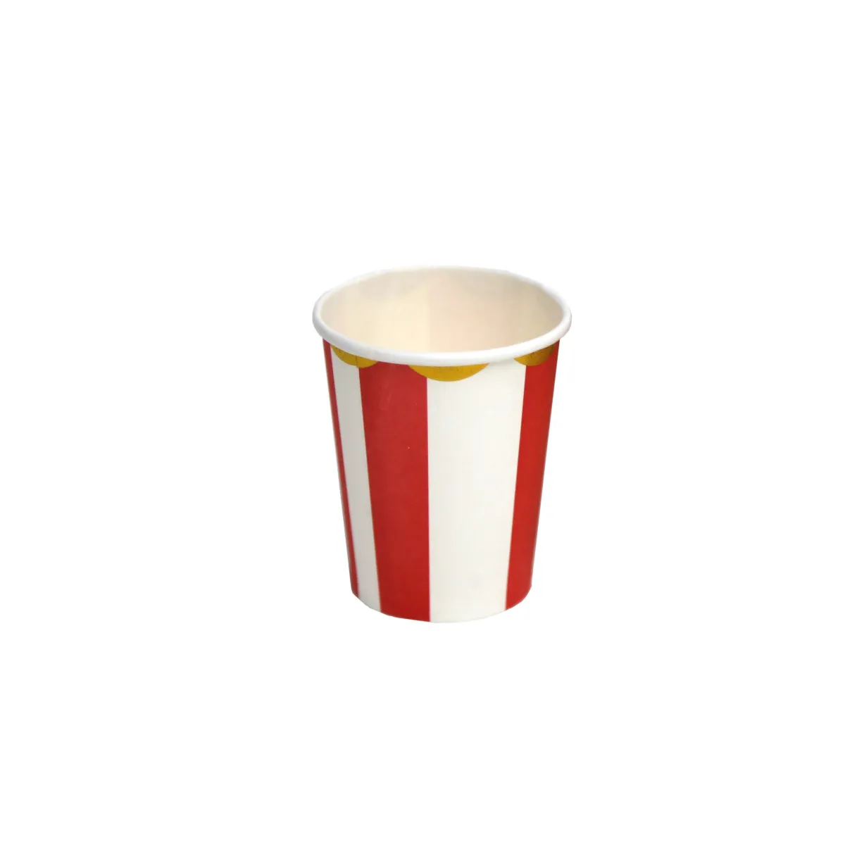 Red & Gold Circus Paper Cup – Fun Party Drinkware