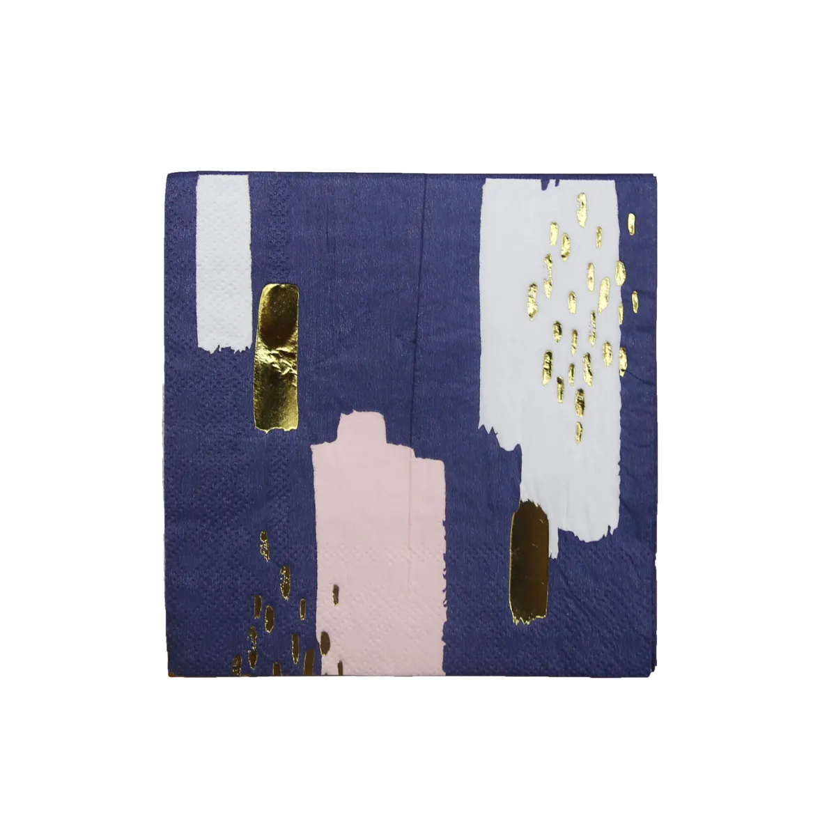 Navy Painted Napkins – Elegant Party Essentials