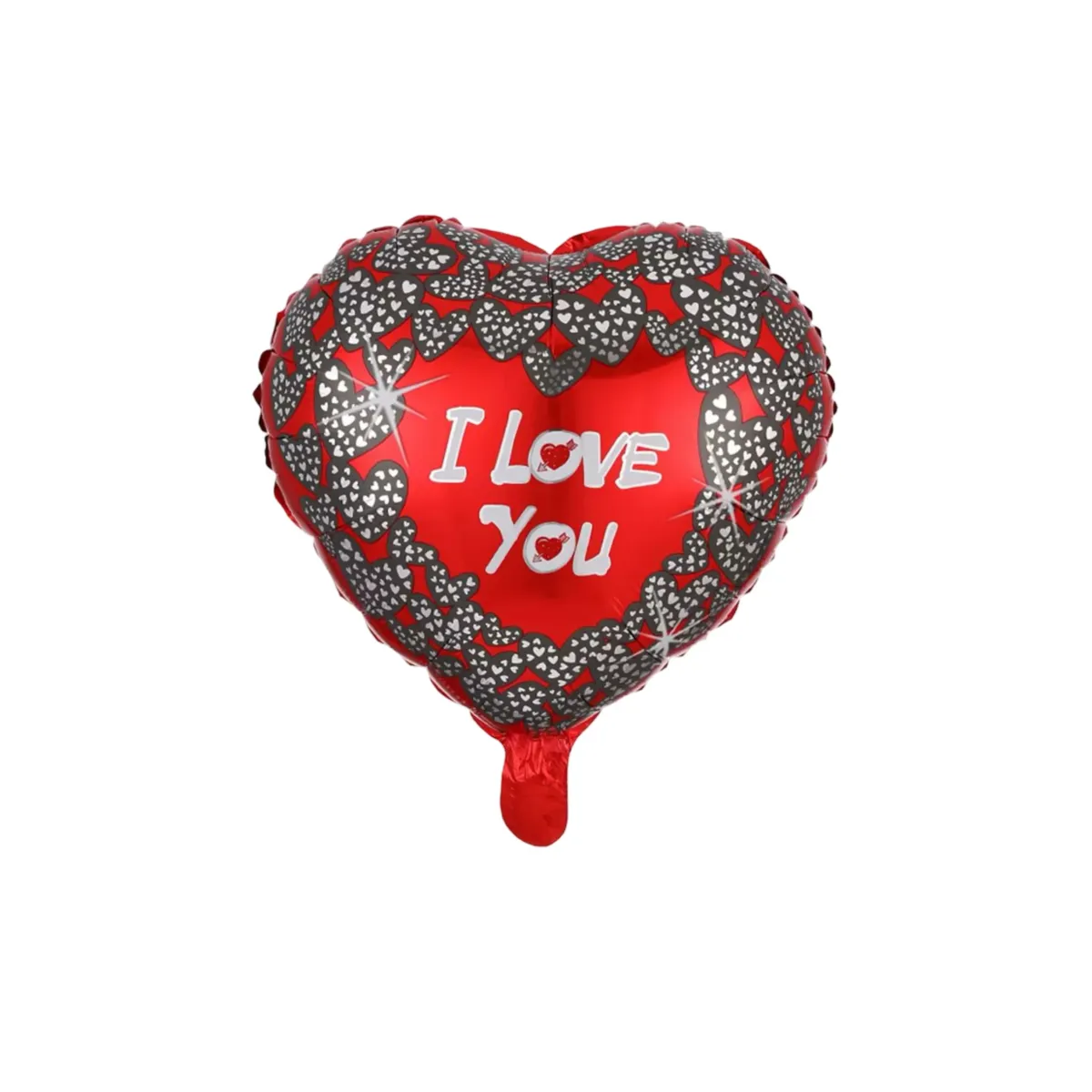 I Love You Heart Foil Balloon – Romantic Party Balloon