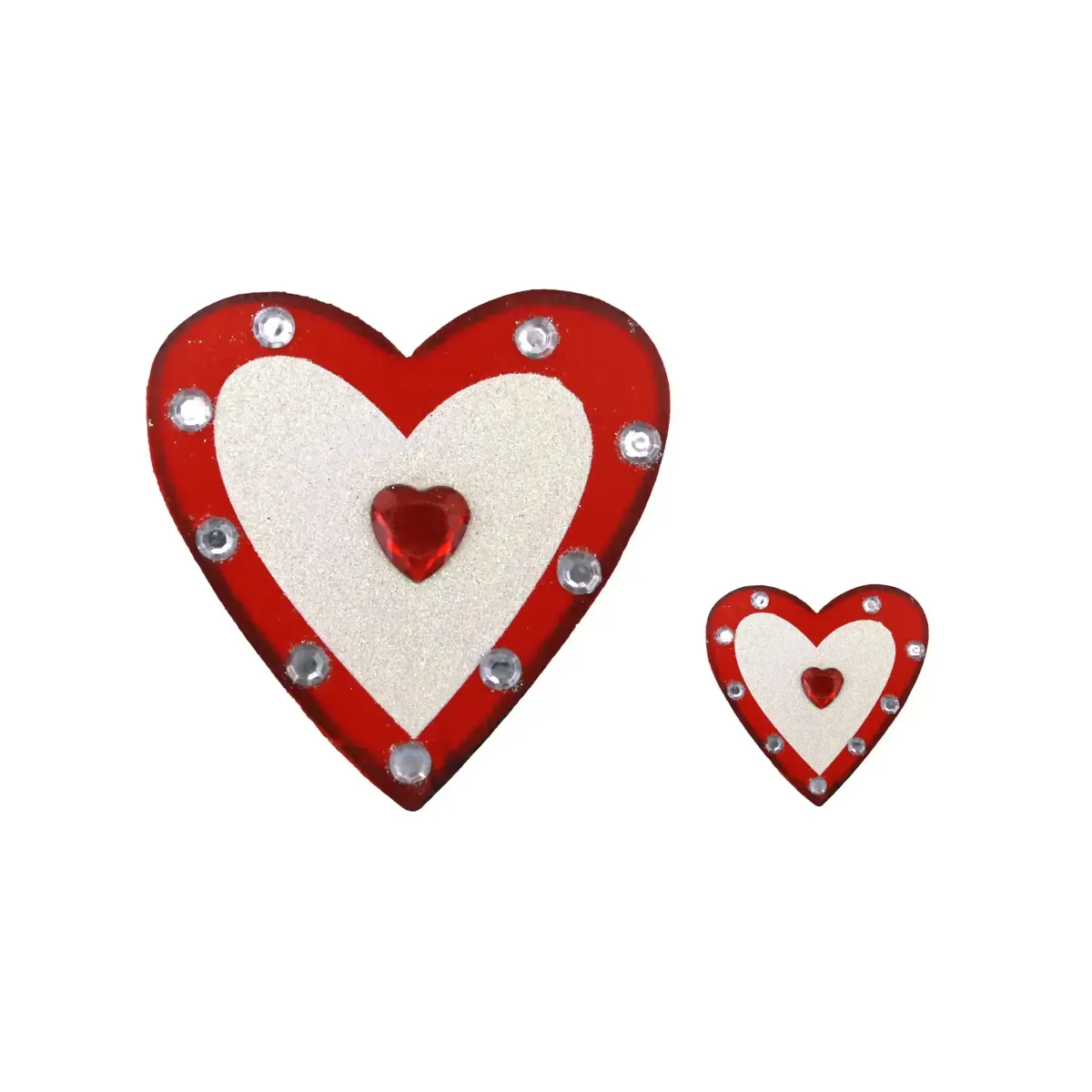 Mid Heart Wooden Motif