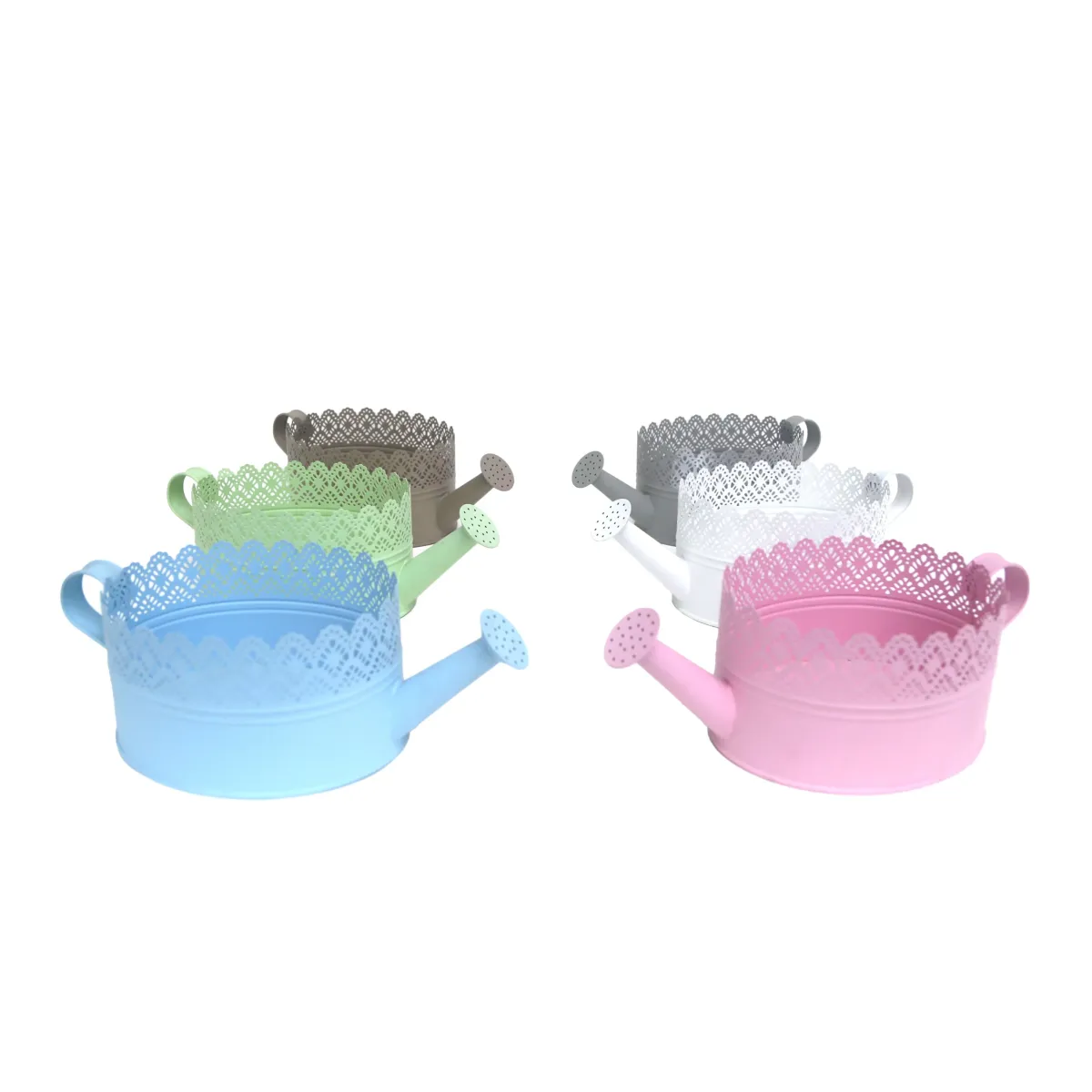Top Engraved Oval Colored Watering Can